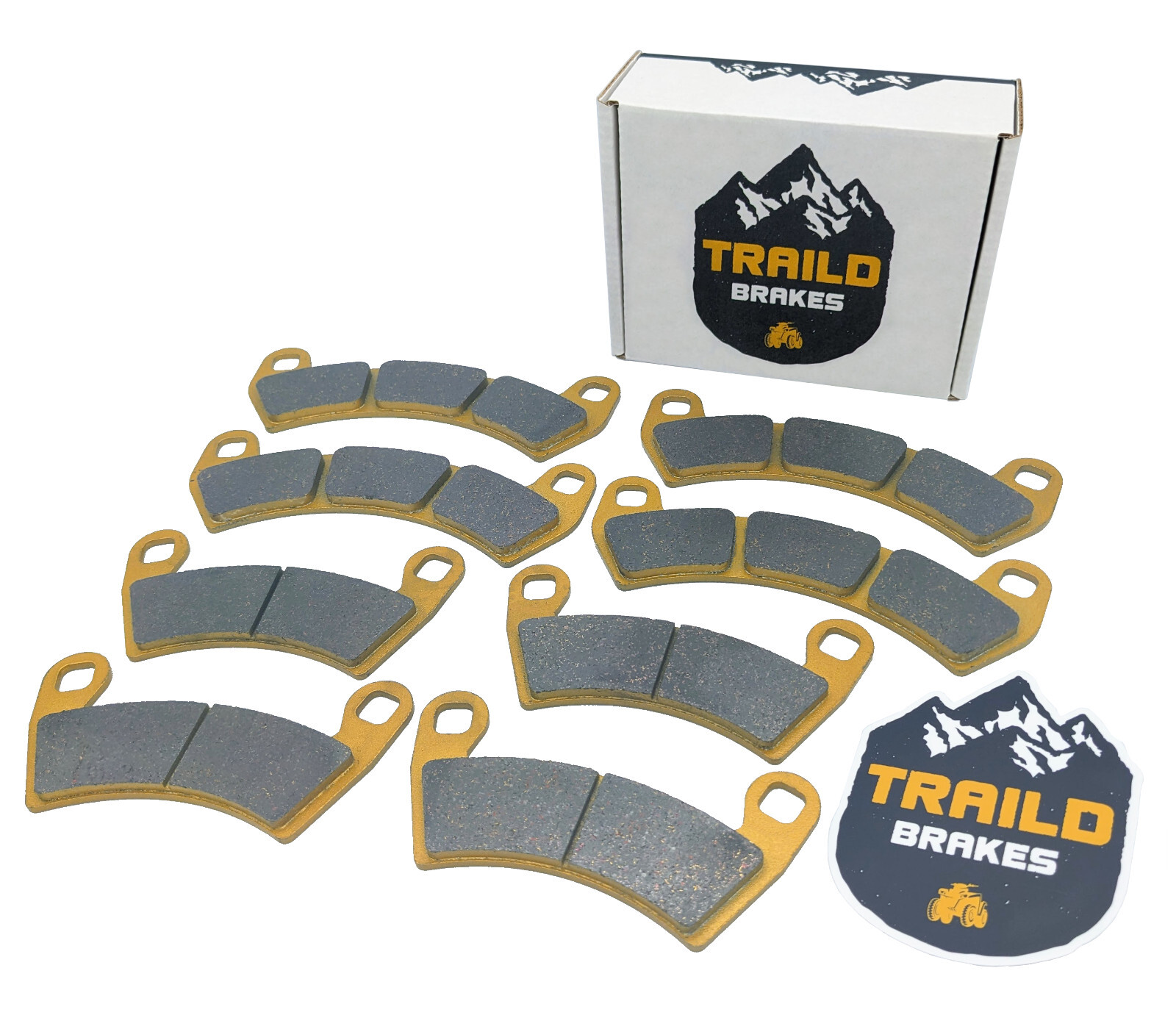 Traild Polaris RZR XP TURBO/PRO XP/Turbo S 2016-2026 Ceramic Brake Pad Set