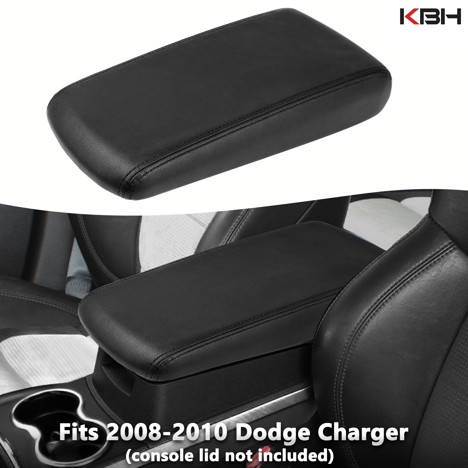 Fit 2008-2010 Dodge Charger Magnum Chrysler 300 Center Console Lid Armrest Cover Fit 2008-2010 Dodge Charger Magnum Chrysler 300 Center Console Lid Armrest Cover