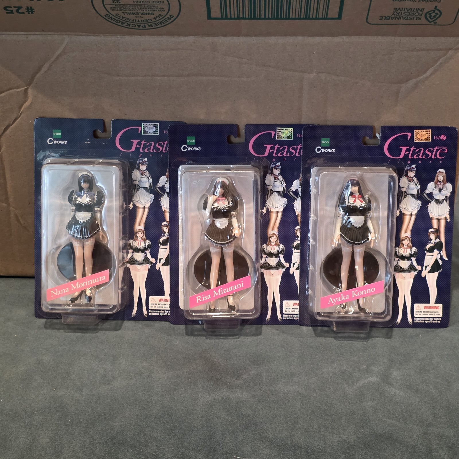 Lot Of 3 Epoch C-Works G-taste Vol.2 Nana Morimura Risa Mizutani Boxed Anime NEW Lot Of 3 Epoch C-Works G-taste Vol.2 Nana Morimura Risa Mizutani Boxed Anime NEW