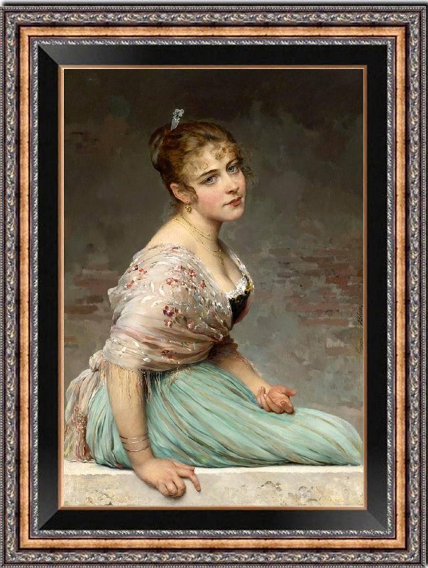Hand Painted Old Master-Art Antique style Oil Painting Female woman On Canvas Hand Painted Old Master-Art Antique style Oil Painting Female woman On Canvas