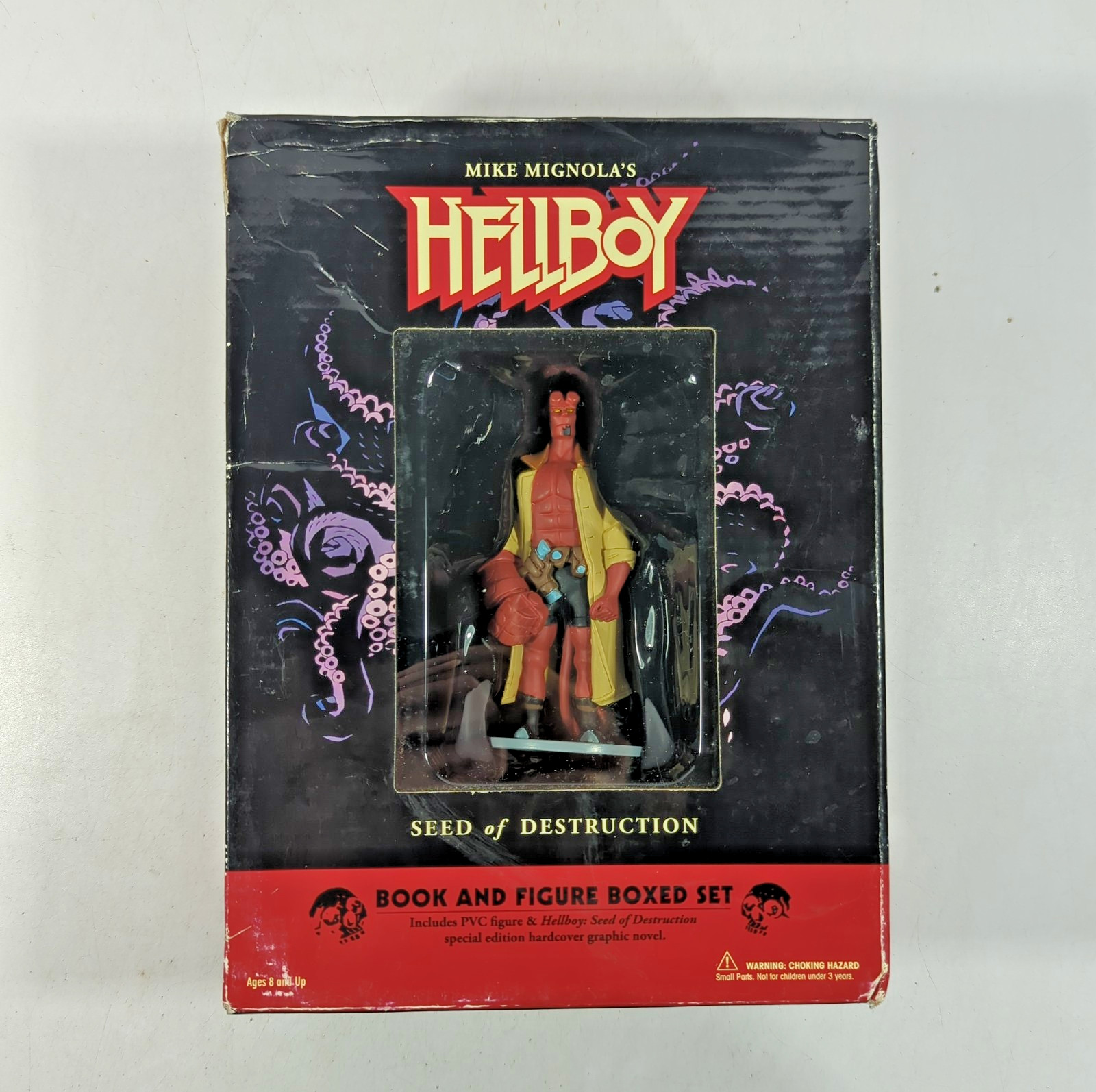 Hellboy Seed of Destruction Book Figure Boxed Set Dark Horse Deluxe 2008 Mignola Hellboy Seed of Destruction Book Figure Boxed Set Dark Horse Deluxe 2008 Mignola