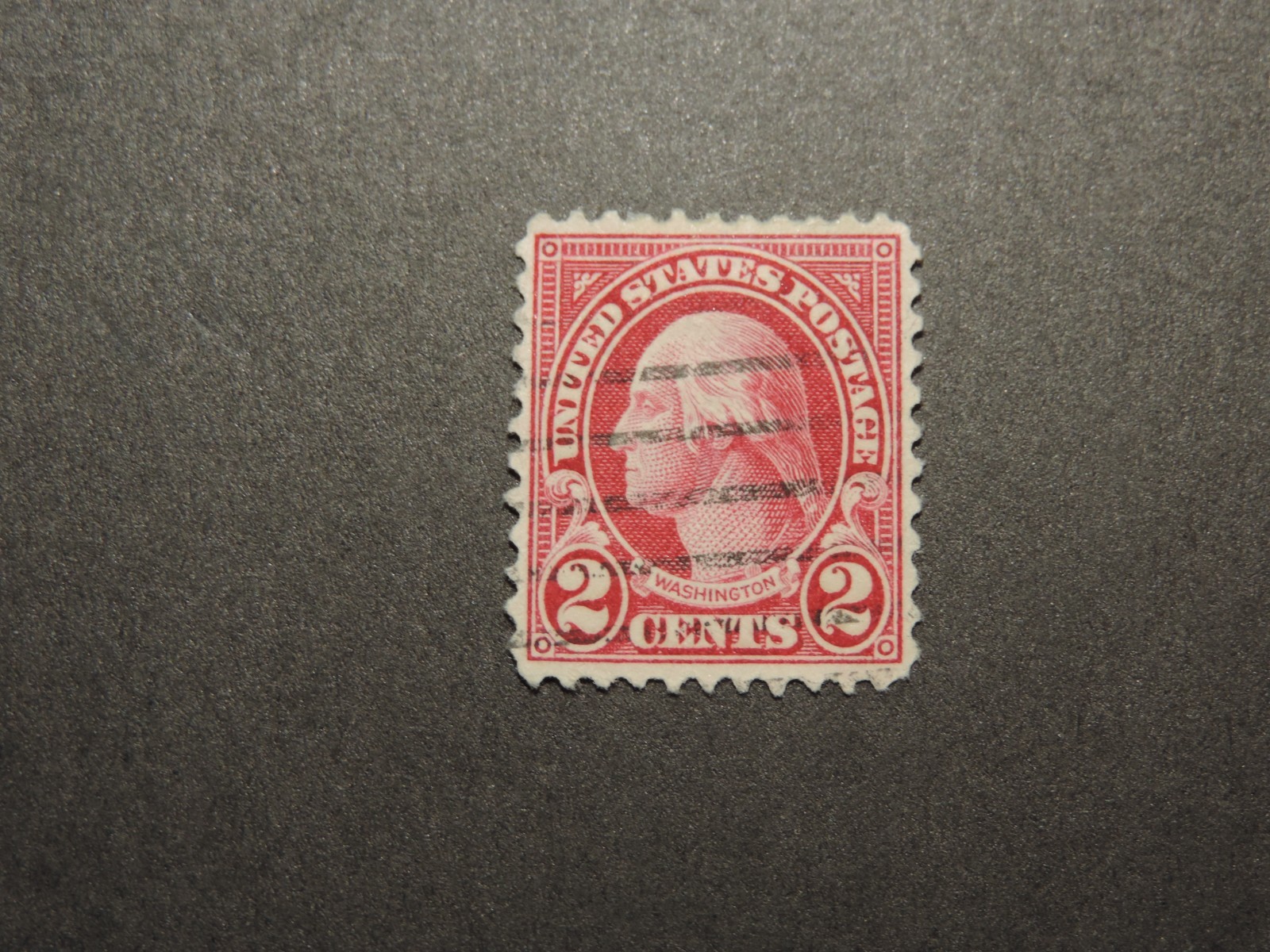 US Stamp Scott # 579 1923 2c Washington, Carmine, Perf 11x 10 XF US Stamp Scott # 579 1923 2c Washington, Carmine, Perf 11x 10 XF