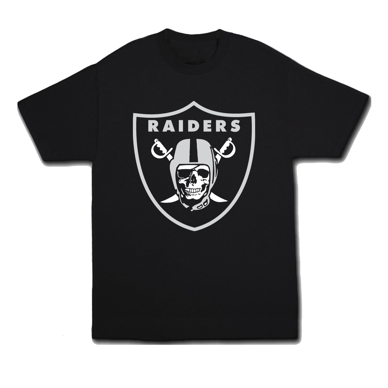 Las Vegas Raiders T-Shirt Football Oakland Los Angeles Raider Nation S-4X Black Las Vegas Raiders T-Shirt Football Oakland Los Angeles Raider Nation S-4X Black