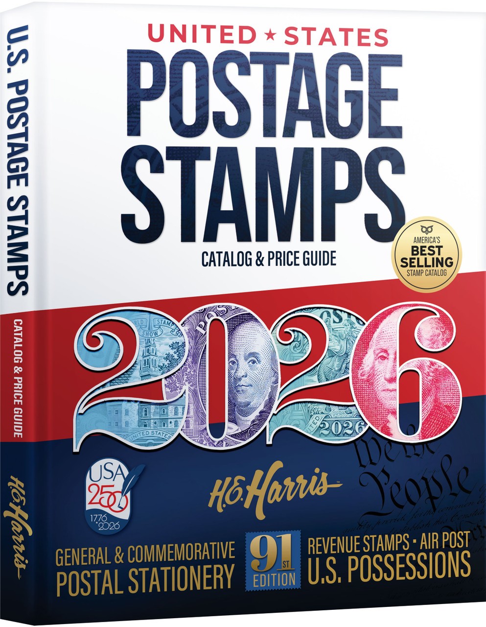 2026 H.E. Harris United States Postage Stamp Catalog & Price Guide, 91st Edition 2026 H.E. Harris United States Postage Stamp Catalog & Price Guide, 91st Edition