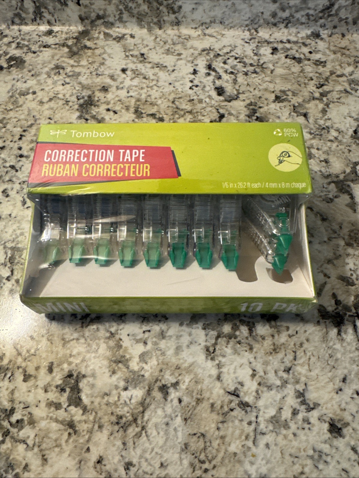 Tombow 68721 Correction Tape Hybrid Style, 10-Pack