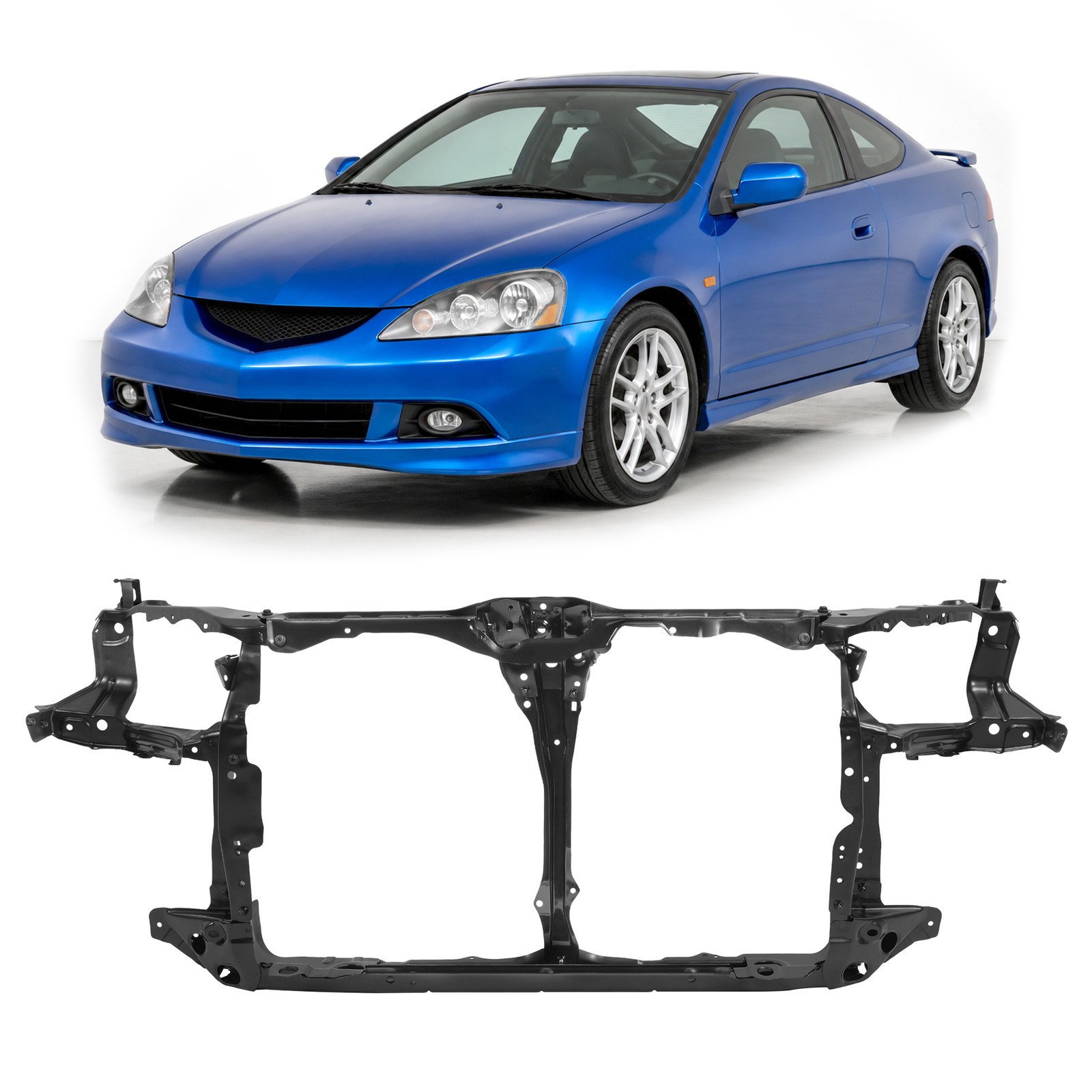 New Steel Front Radiator Support Assembly For Acura RSX 2002-2006 60400S6MA01ZZ
