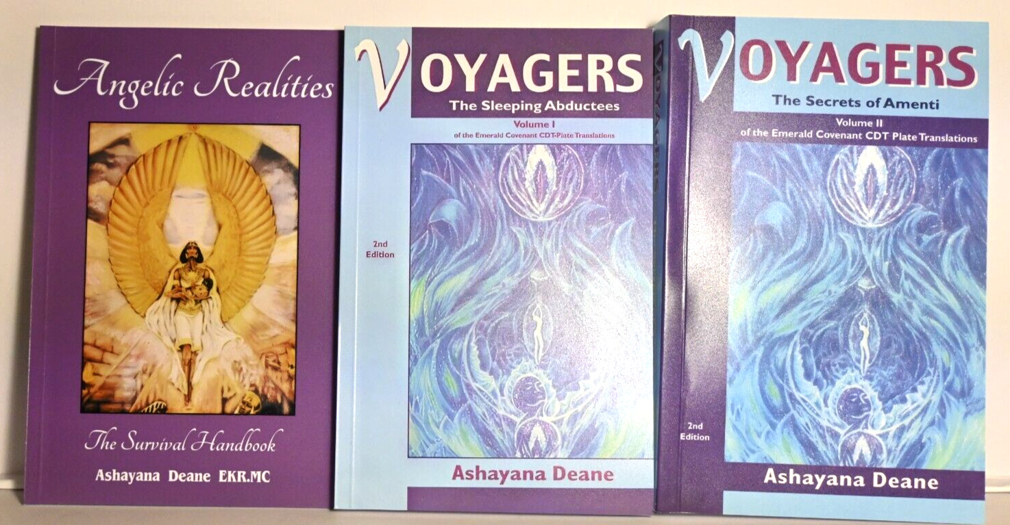 Voyagers Vol I,II & Angelic Realities ,by Ashayana Deane ~ Set of 3. Best Choice