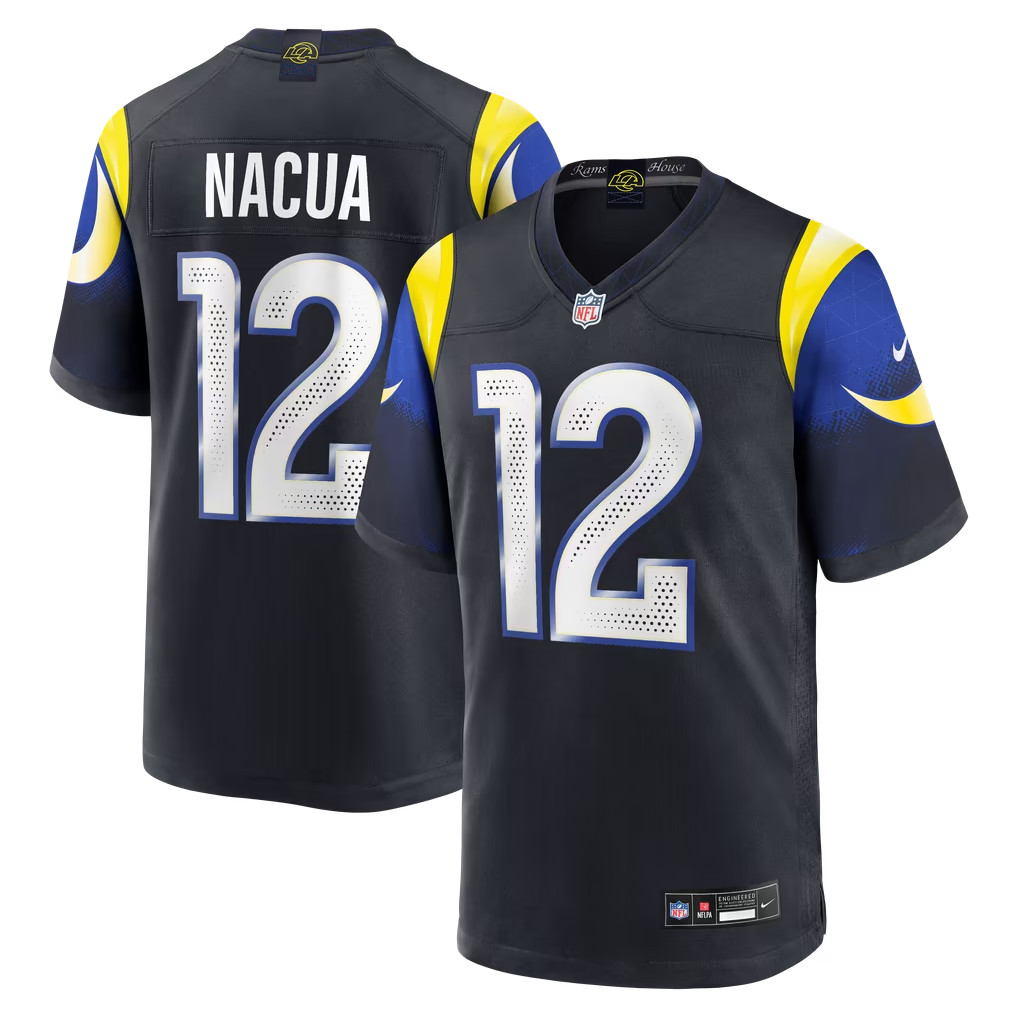 Nike Puka Nacua Los Angeles Rams Mens NFL Rivalries Collection Game Jersey Nike Puka Nacua Los Angeles Rams Mens NFL Rivalries Collection Game Jersey