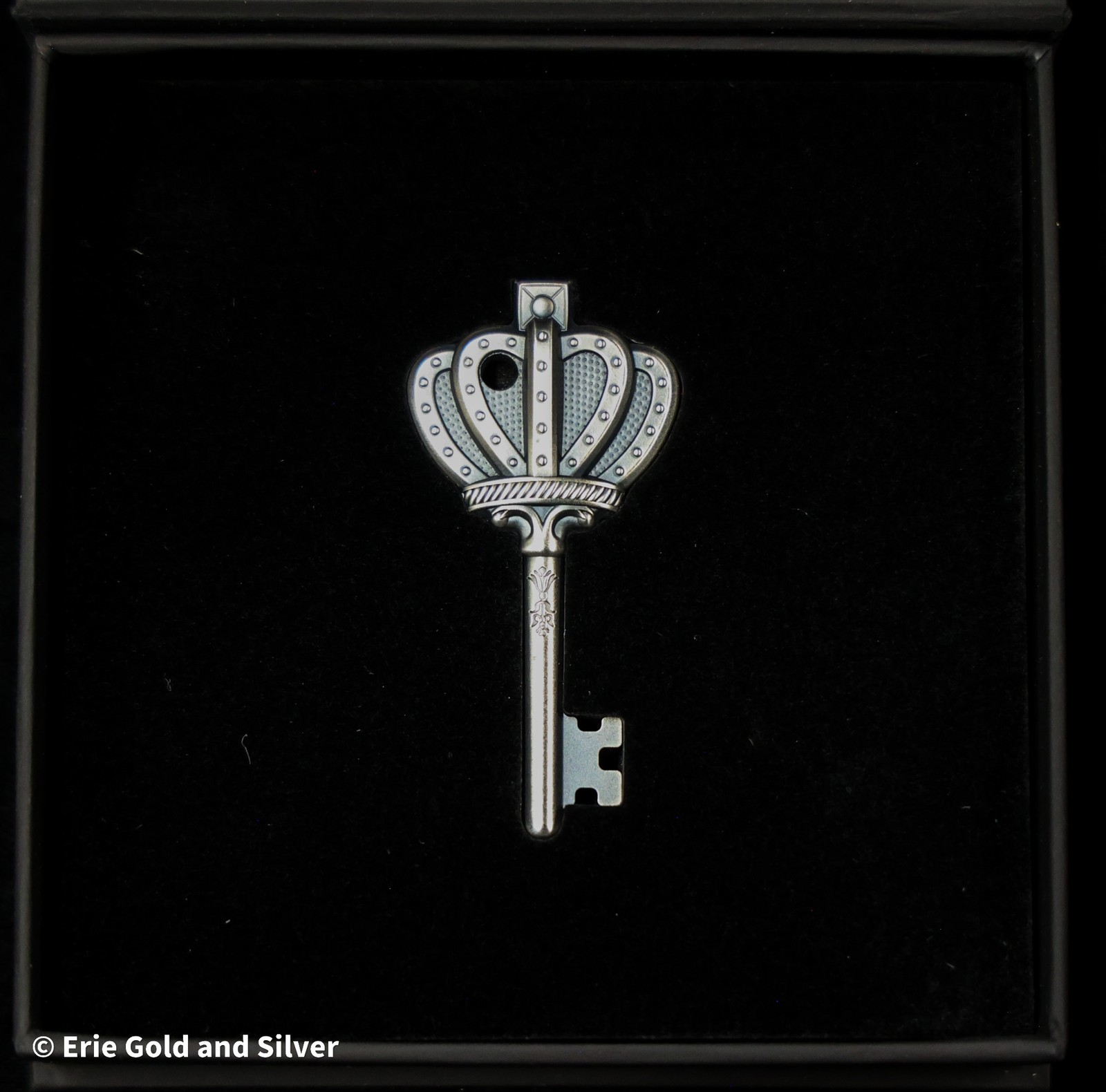 2023 $5 Cook Islands Antique Finish UHR Key to my Kingdom 1 oz Silver in OGP