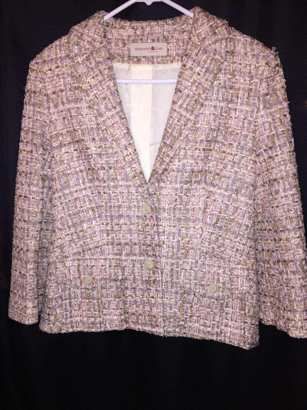 VTG Granny Coat Robinson Bernard Zins Paris 8 Blazer Jacket NWT $895 TweeD VTG Granny Coat Robinson Bernard Zins Paris 8 Blazer Jacket NWT $895 TweeD