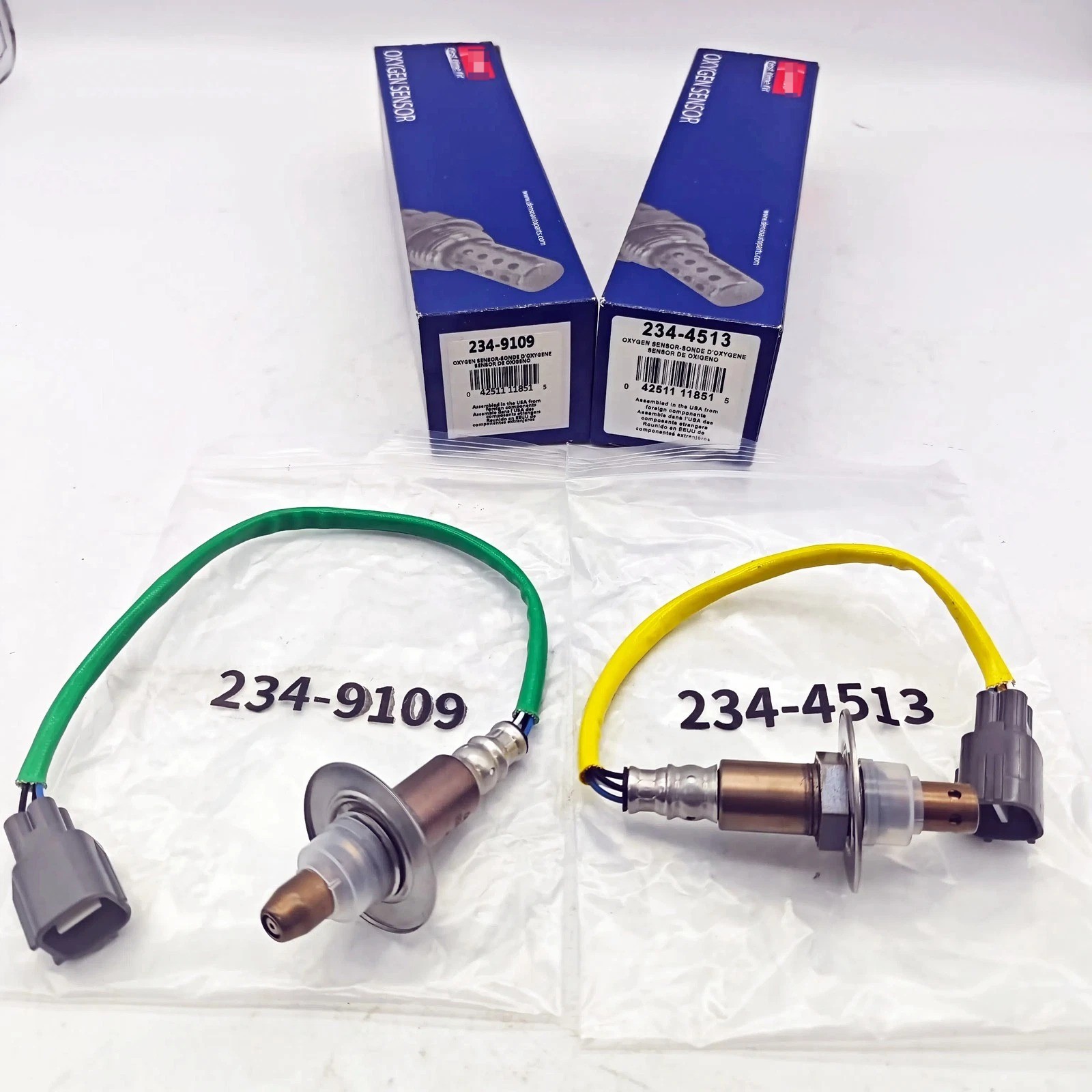 NEW 2x DENSO Up+Down Oxygen O2 Sensor For Subaru Forester Impreza 2.0L 2.5L H4
