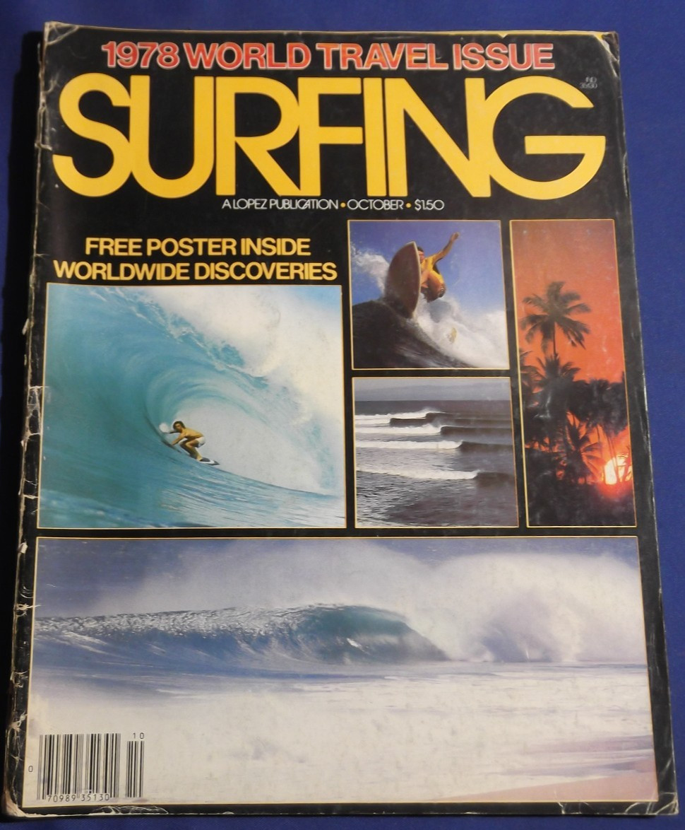 SURFING MAGAZINE AUGUST 1978   AUSTRALIA   TRAVEL ISSUE   -VINTAGE