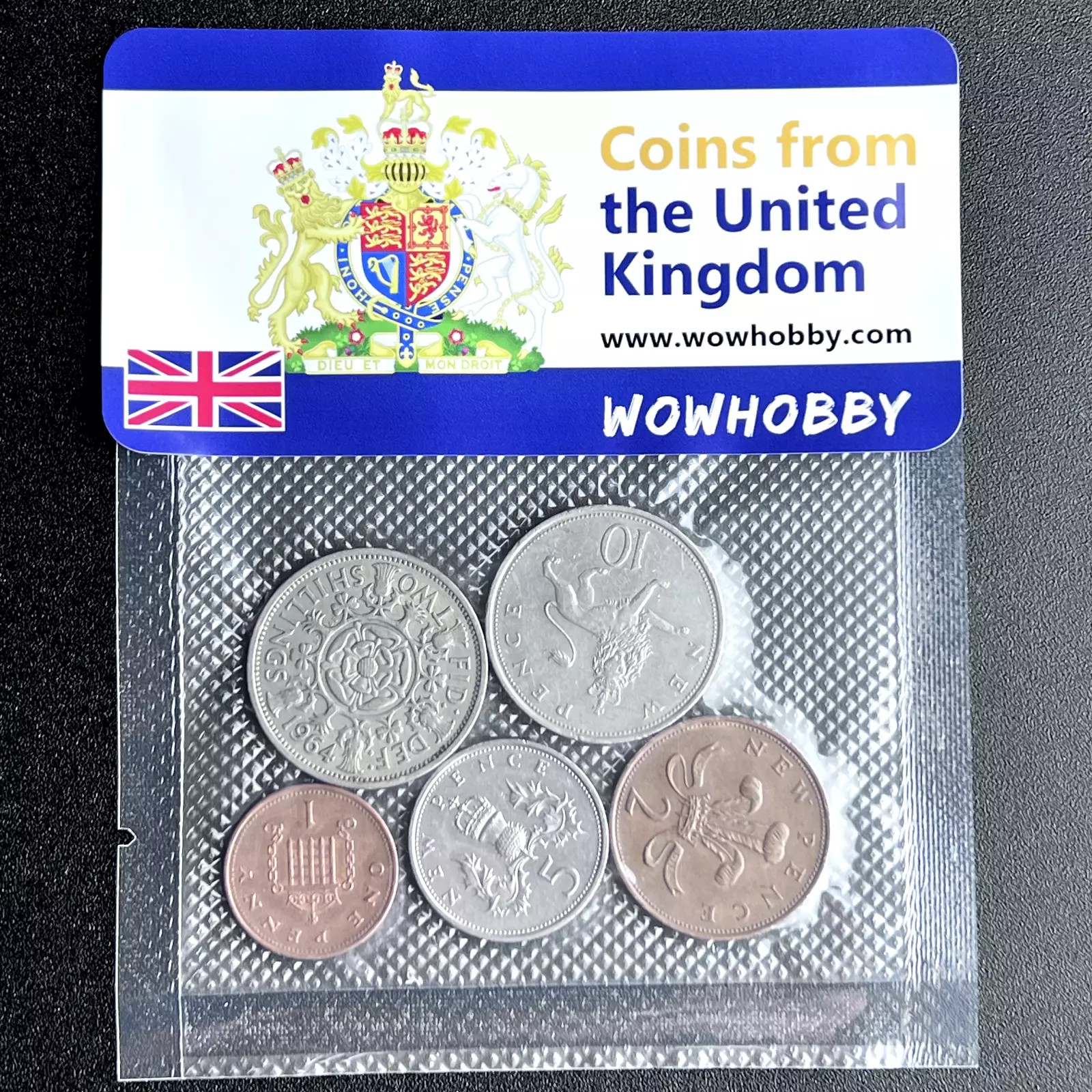Five Unique Random British Coins from UK Collecting 🇬🇧