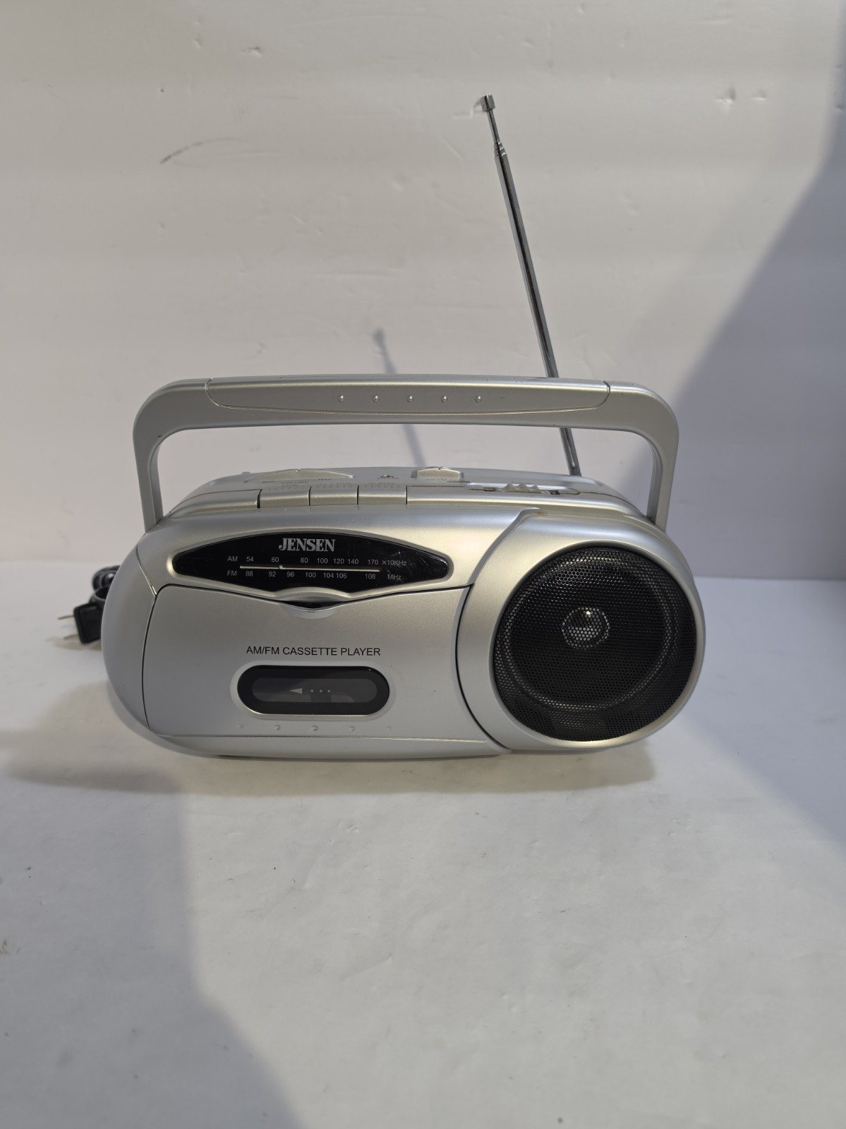 Jensen Portable AM/FM Radio Cassette Player MCP-150 Tested