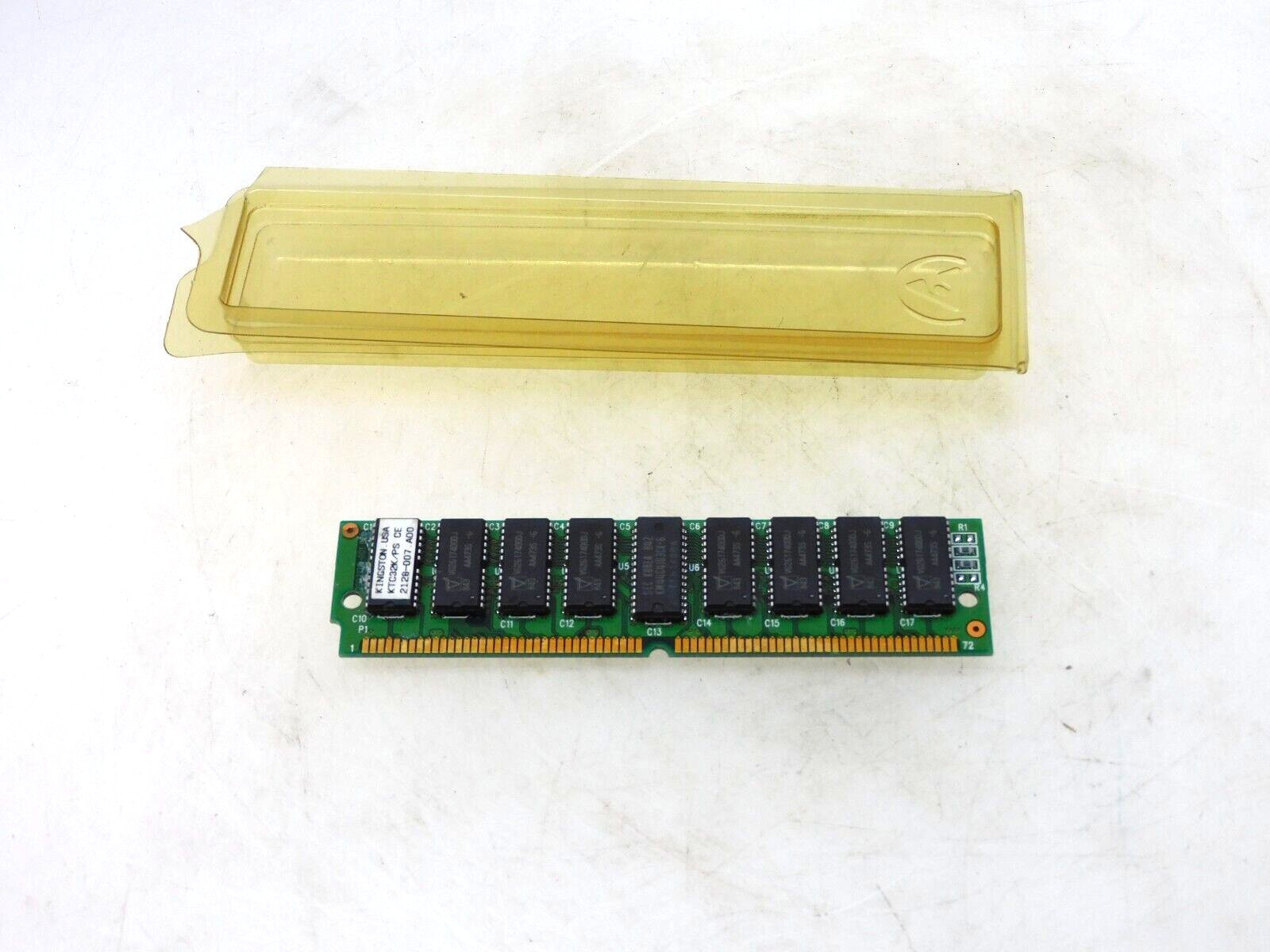 KINGSTON KTC32K/PS CE 32MB FAST PAGE SIMM PARITY 72PIN GOLD LEAD