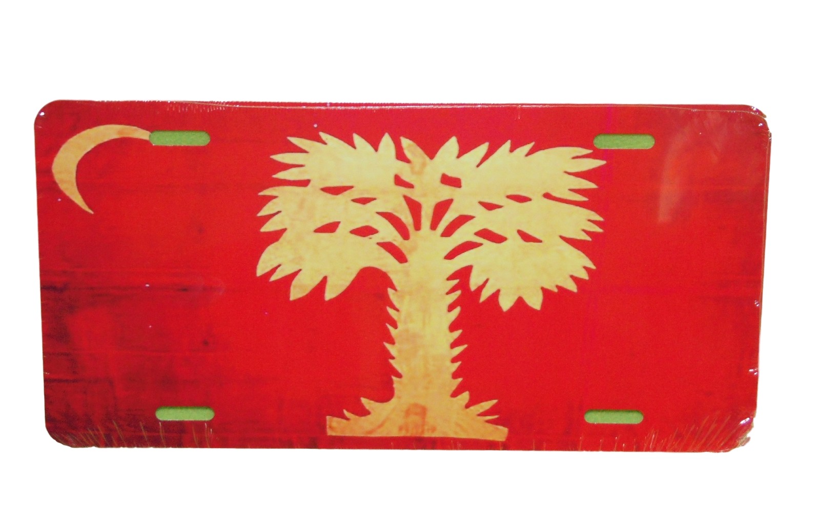 Citadel Big Red Flag Grunge License Plate Aluminum 6x12 New made in usa