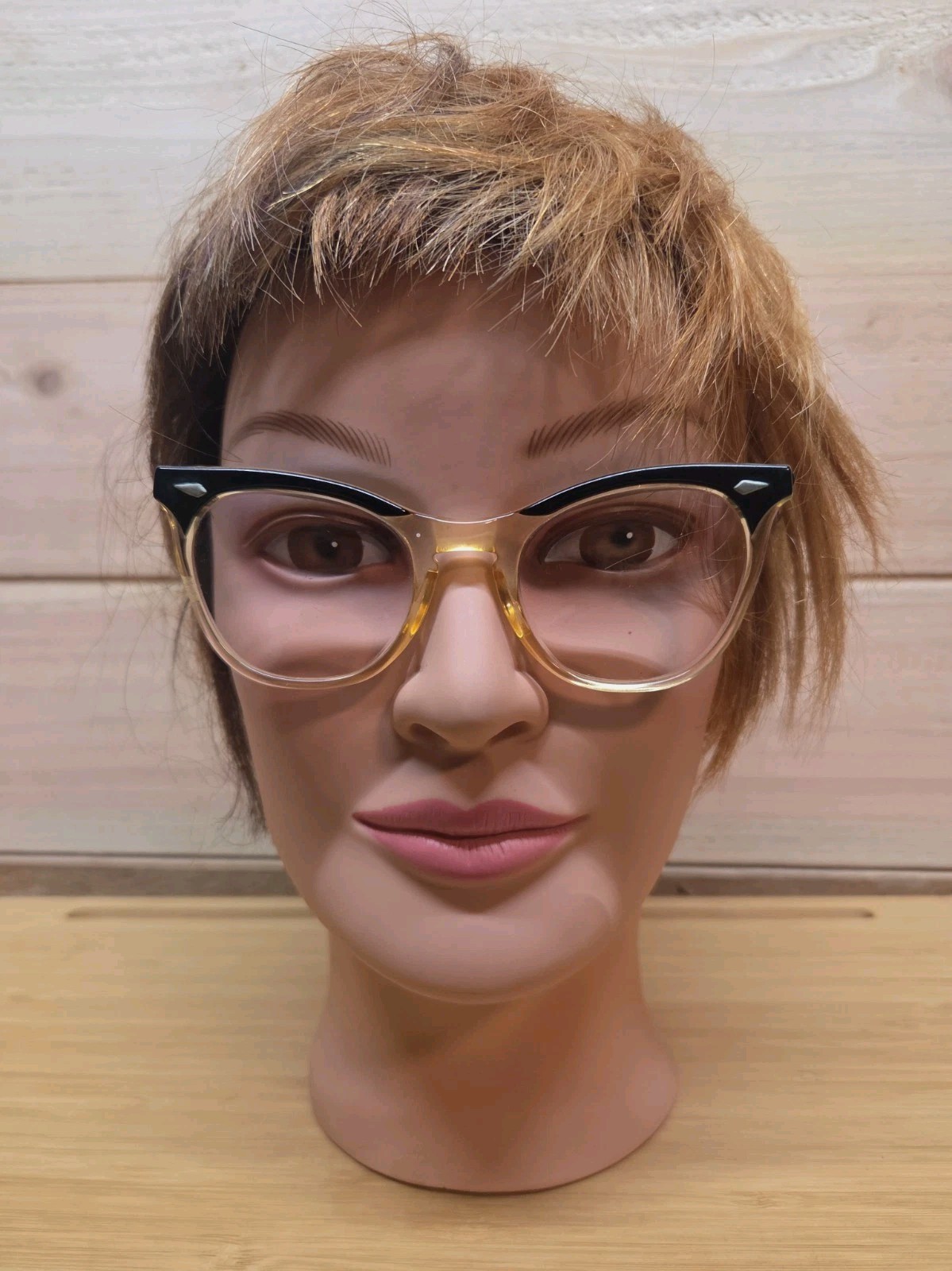 vtg 1950s 1960s eyeglasses AMERICAN OPTICAL Two Tone 44□20  frames 5 1/4 Rare 