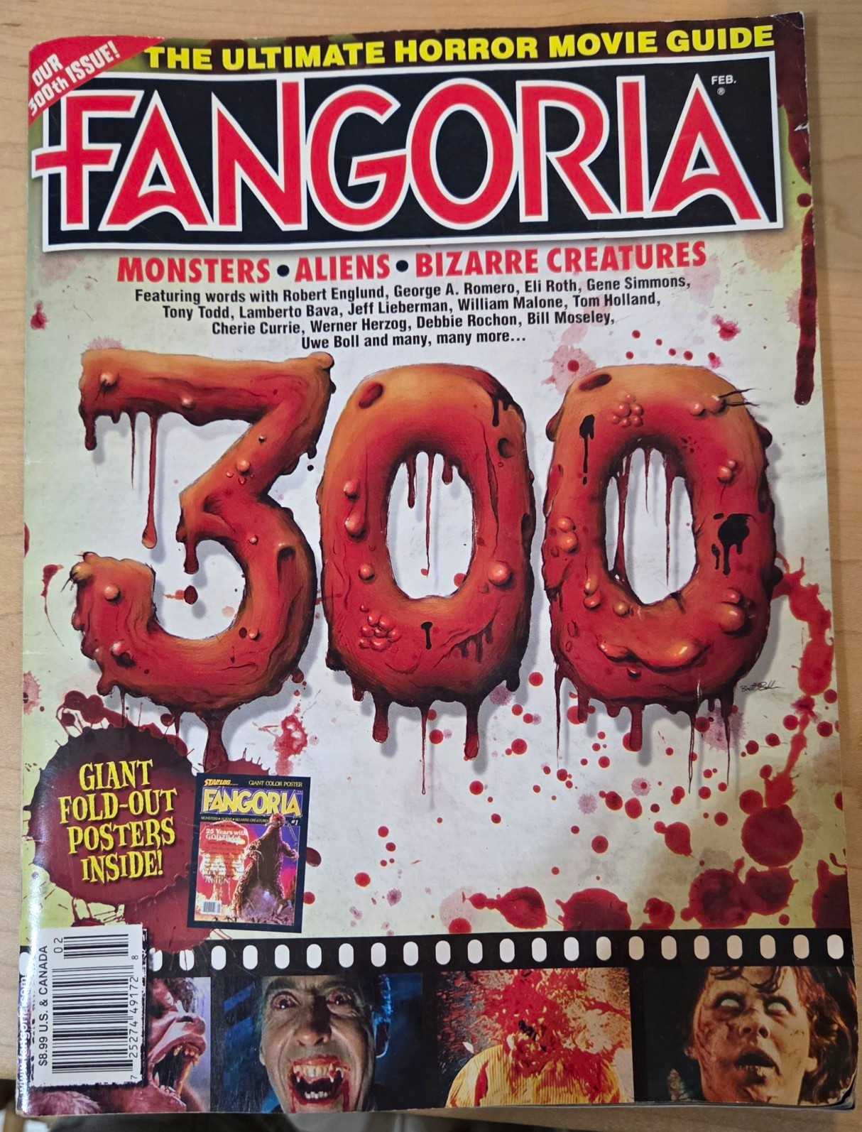 Fangoria Magazine Feb 2011 - Issue 300 - Ultimate Horror Movie Guide - Posters Fangoria Magazine Feb 2011 - Issue 300 - Ultimate Horror Movie Guide - Posters