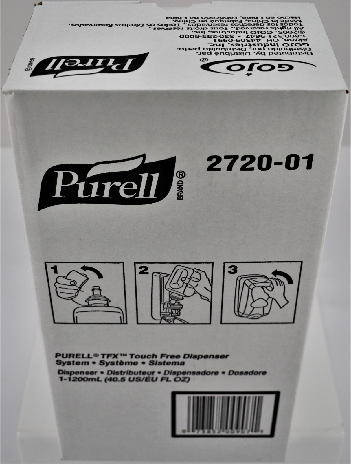 Gojo Purell TFX Touch Free 1200mL Automatic Hand Dispenser 2720-01