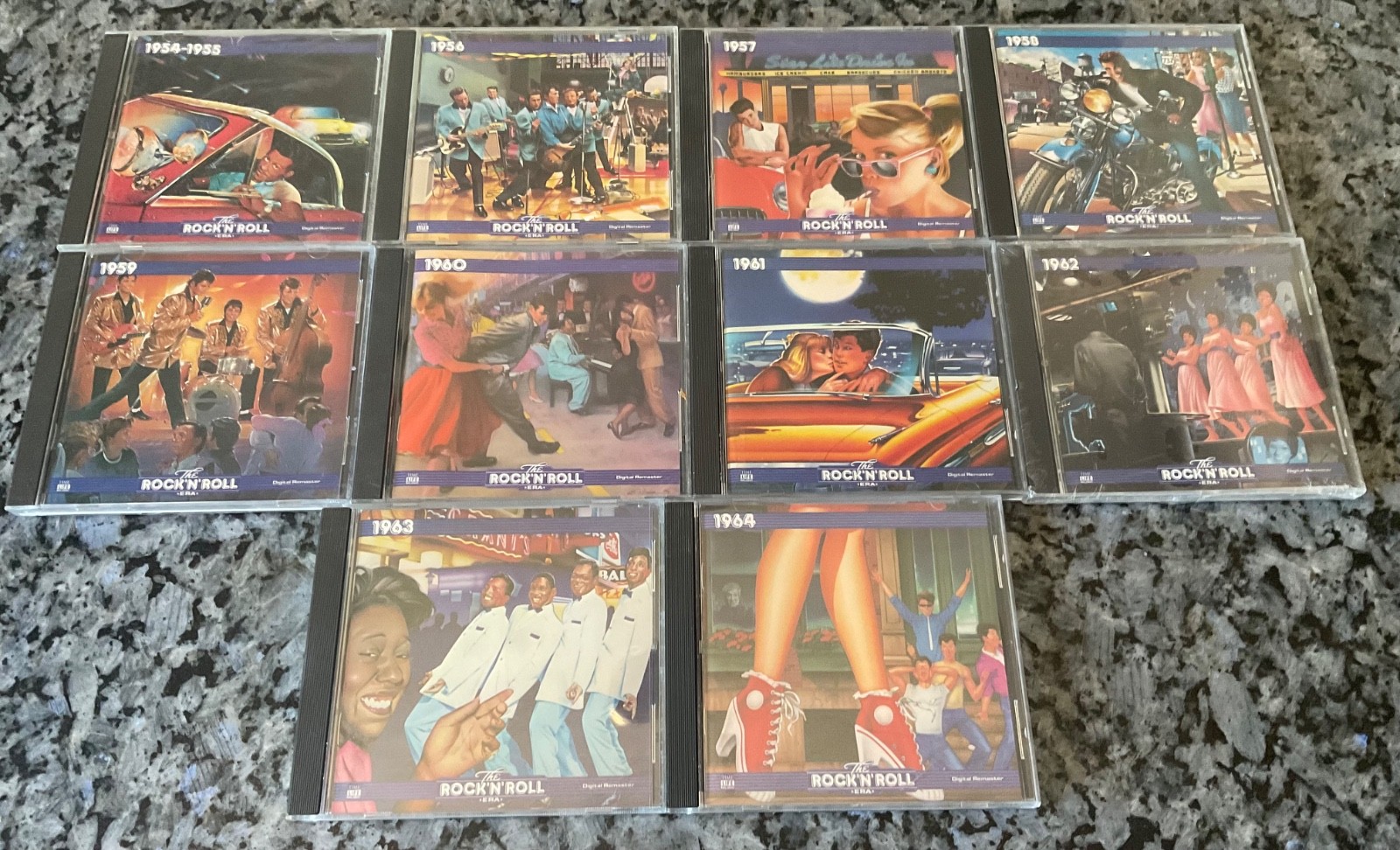 Time Life Music: The Rock ‘n’ Roll Era 1954 to 1964 10 CD Lot