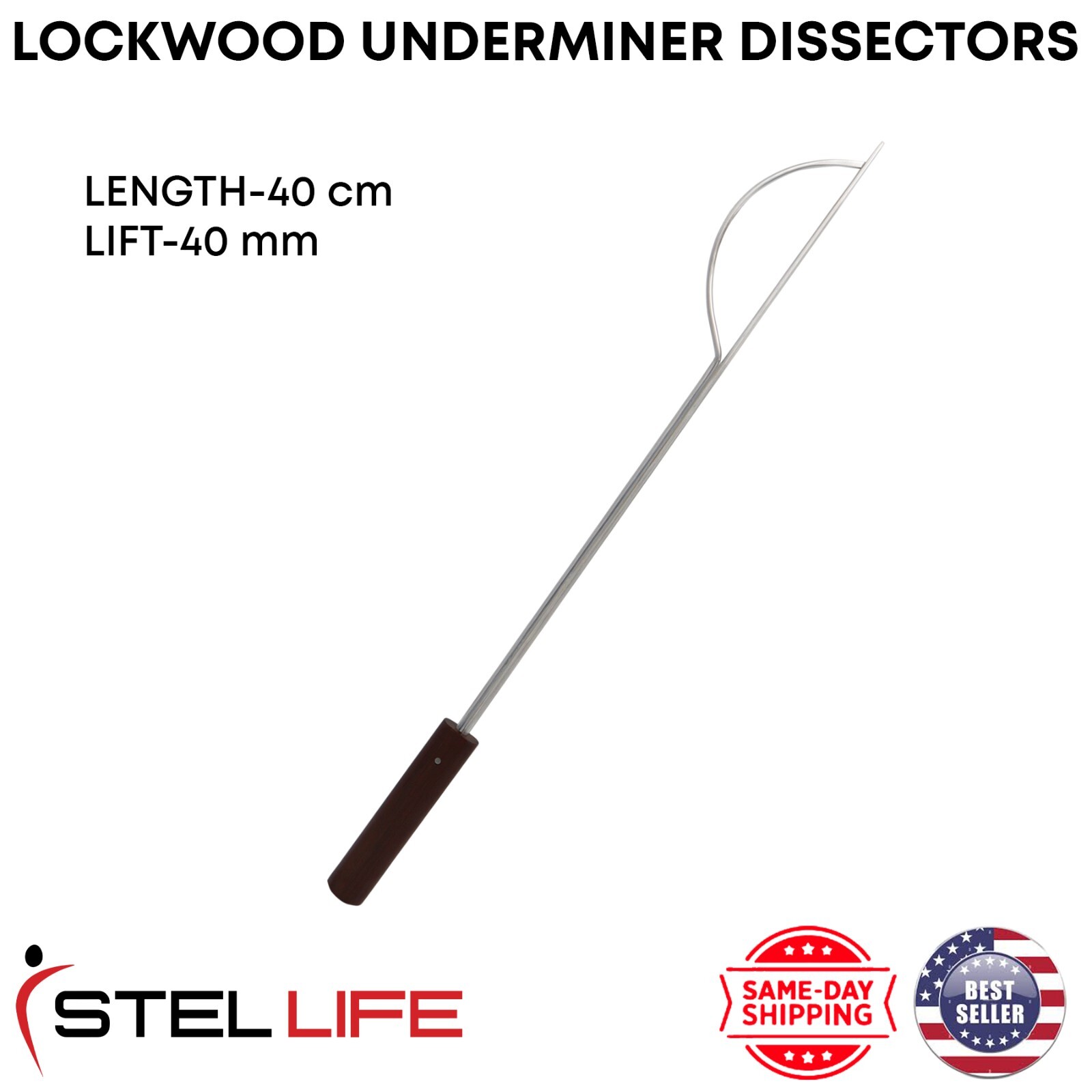 Lockwood Underminer Breast Dissectors 40 cm Plastic Surgery Instruments Lockwood Underminer Breast Dissectors 40 cm Plastic Surgery Instruments