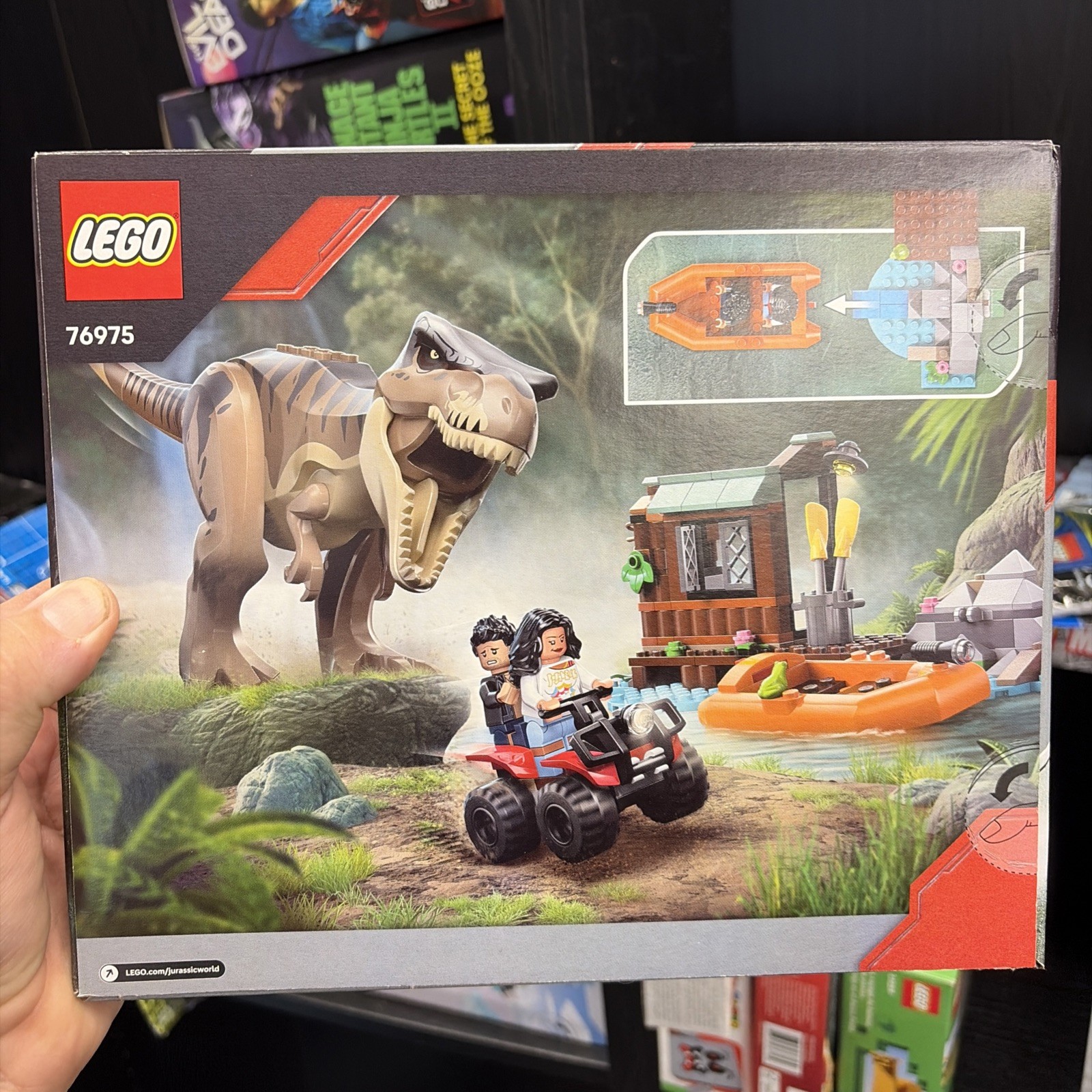 LEGO Jurassic World T Rex River Escape Dinosaur Toy 76975