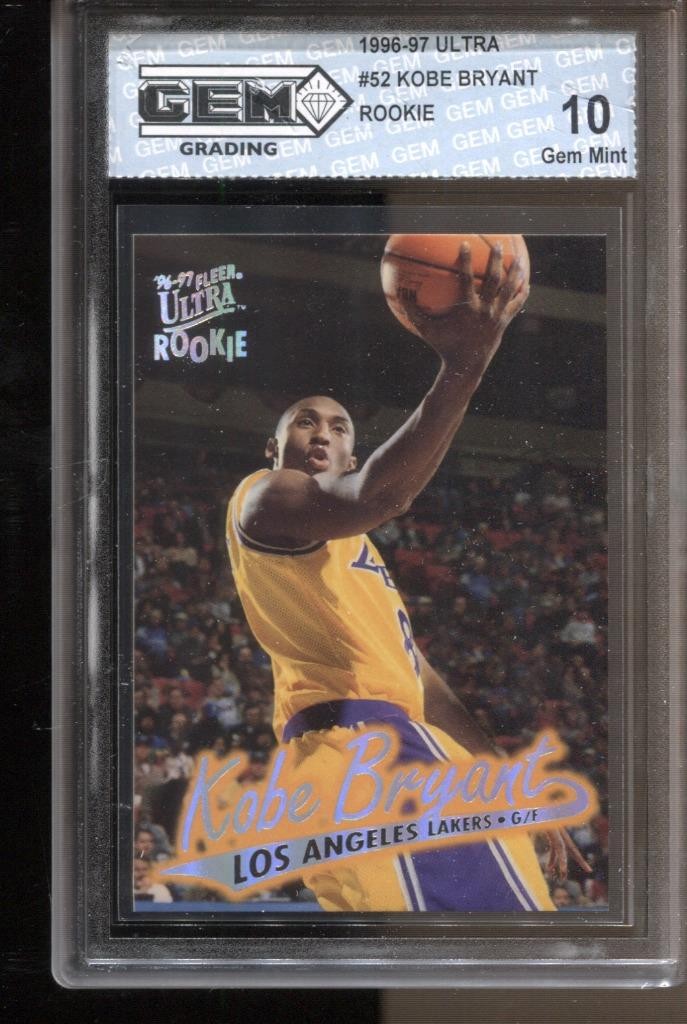 1996-97 Kobe Bryant Ultra #52 Gem Mint 10 RC Rookie LA Lakers