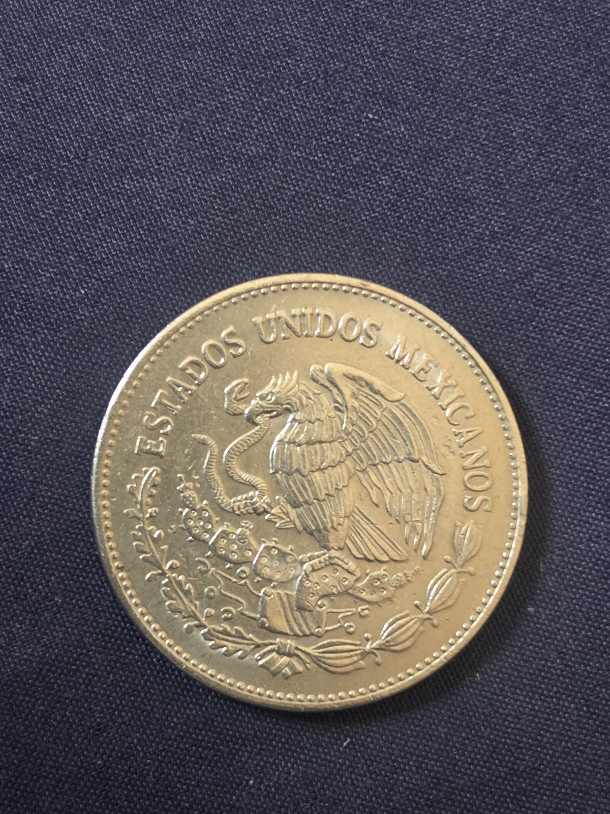 Mexico 50 Pesos Coin 1982 Circulated Uncertified Estados Unidos Mexicanos