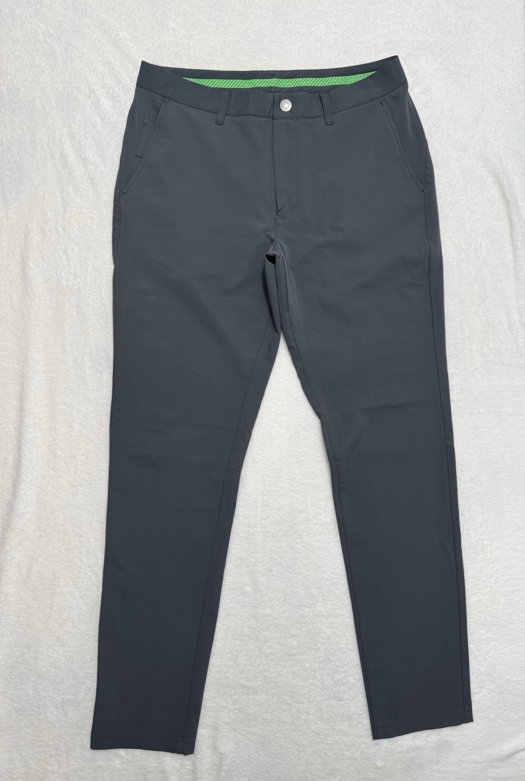 Bonobos Mens Golf Slim Taper Pants Dark Gray Size 34