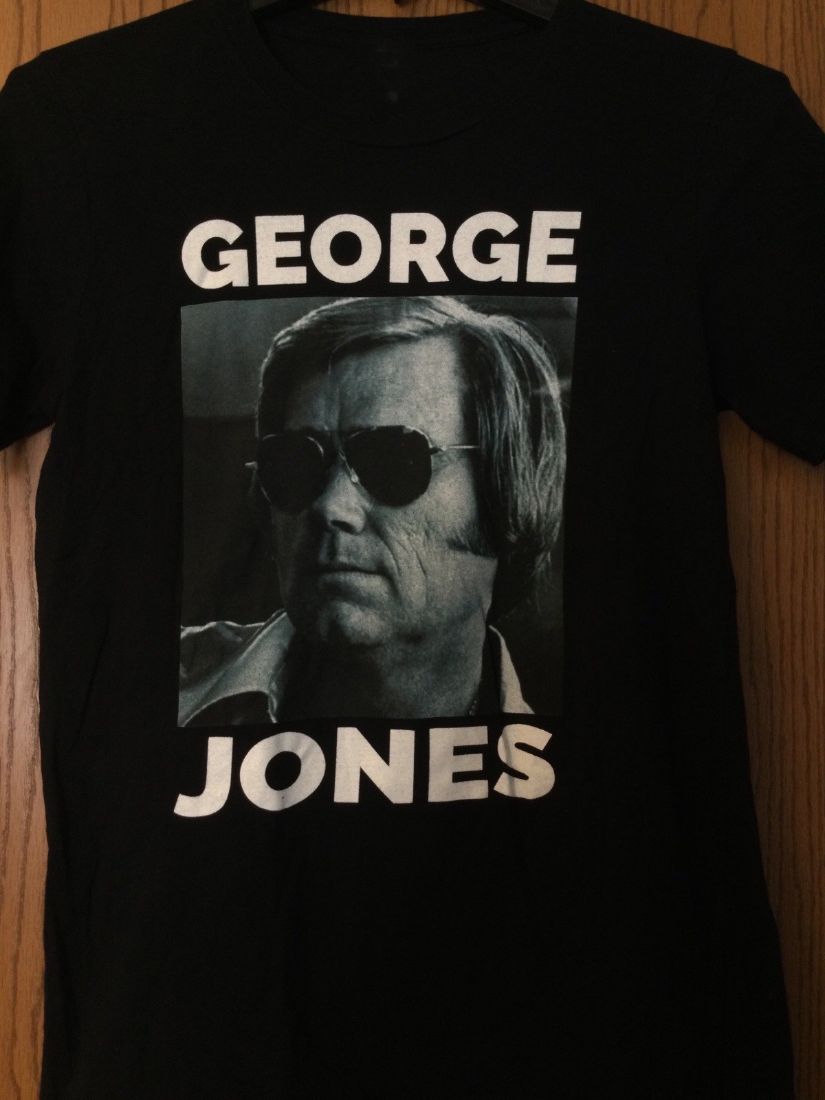 George Jones Black Cotton All size S-5XL Unisex Shirt S190