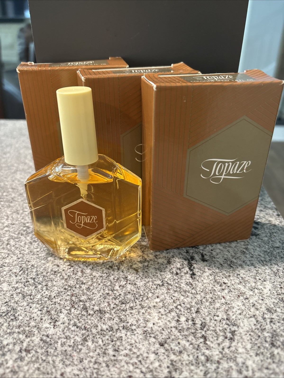 Vintage 1986 Topaze Avon Cologne Spray New In Box 1.6 Oz. Perfume SET OF 3 Vintage 1986 Topaze Avon Cologne Spray New In Box 1.6 Oz. Perfume SET OF 3
