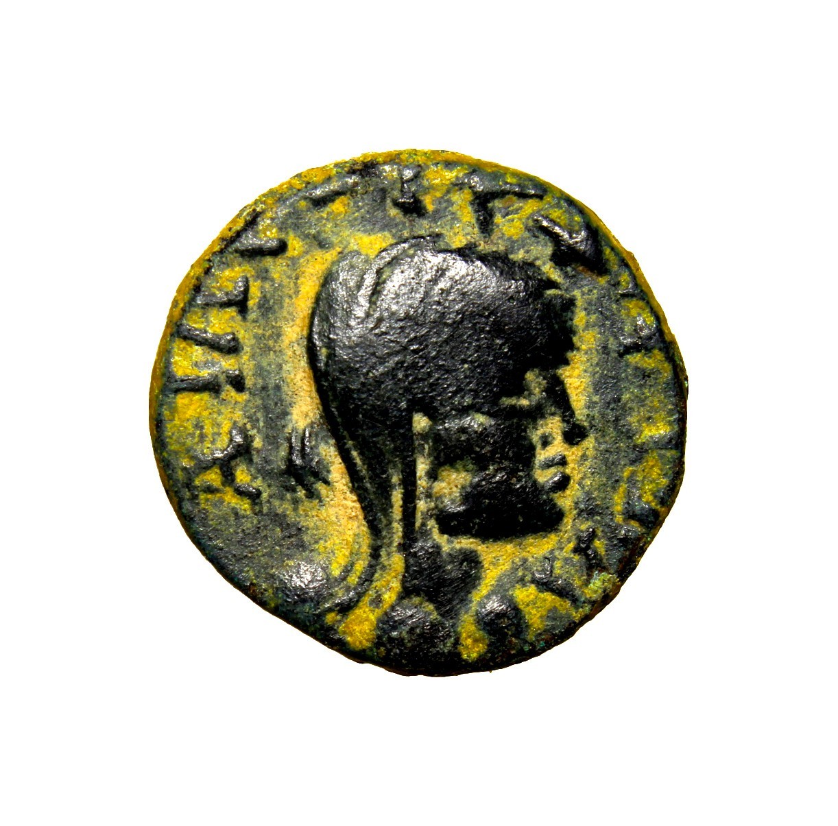 VERY RARE  DECAPOLIS. Philadelphia. Elagabalus (218-222). Best Example Coin