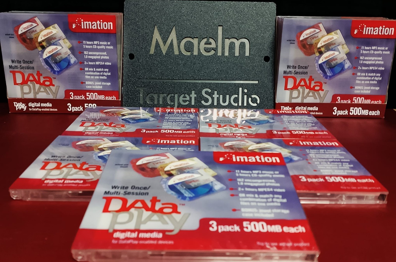 DataPlay IMATION (1X BOX = 3 MINI DISC - 500MB EACH) RARE 💥💯SALES 💥