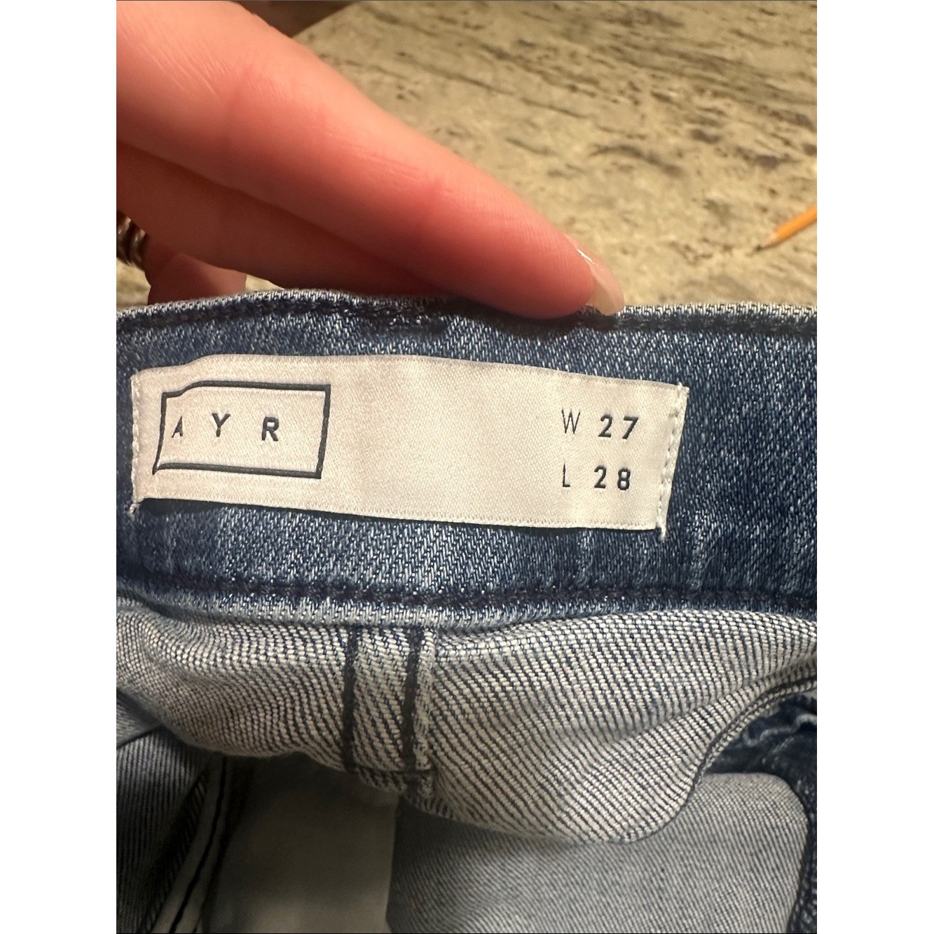 AYR The Riser Jeans size 27