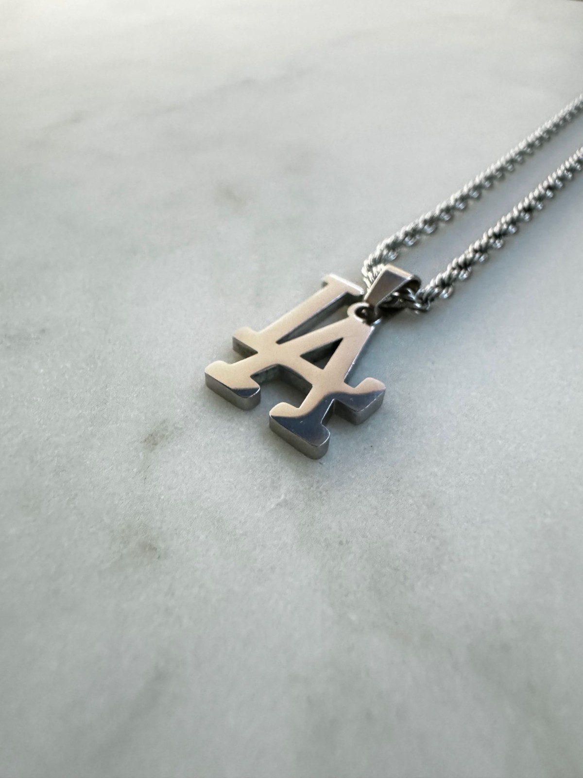 LA Dodgers Necklace - 3mm Rope - 22\