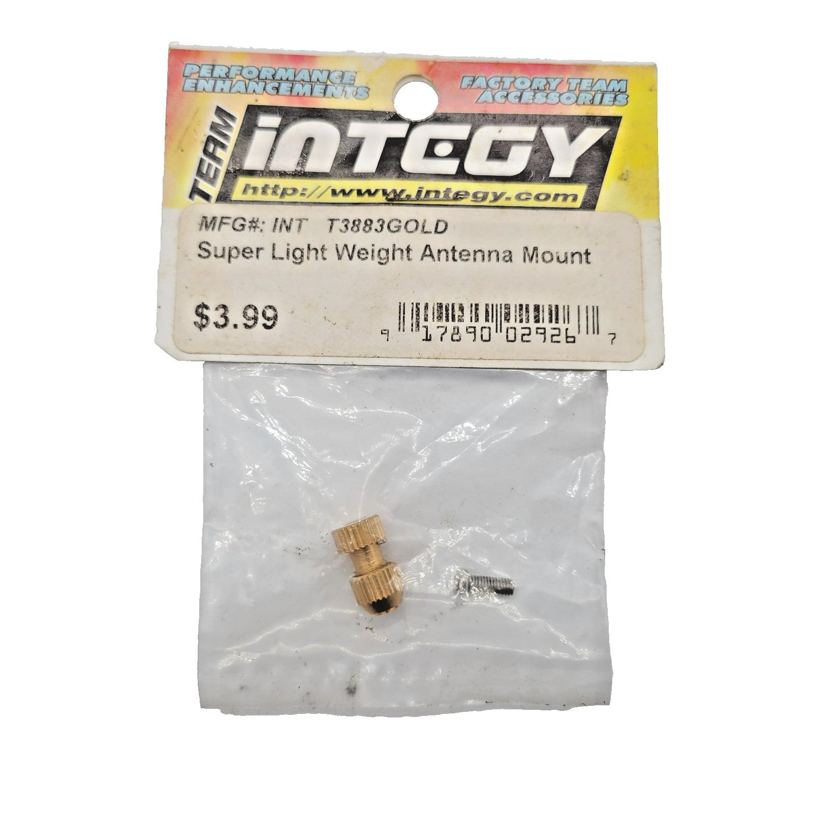 Team Integy Super light weight antenna mount, gold #T3883GOLD