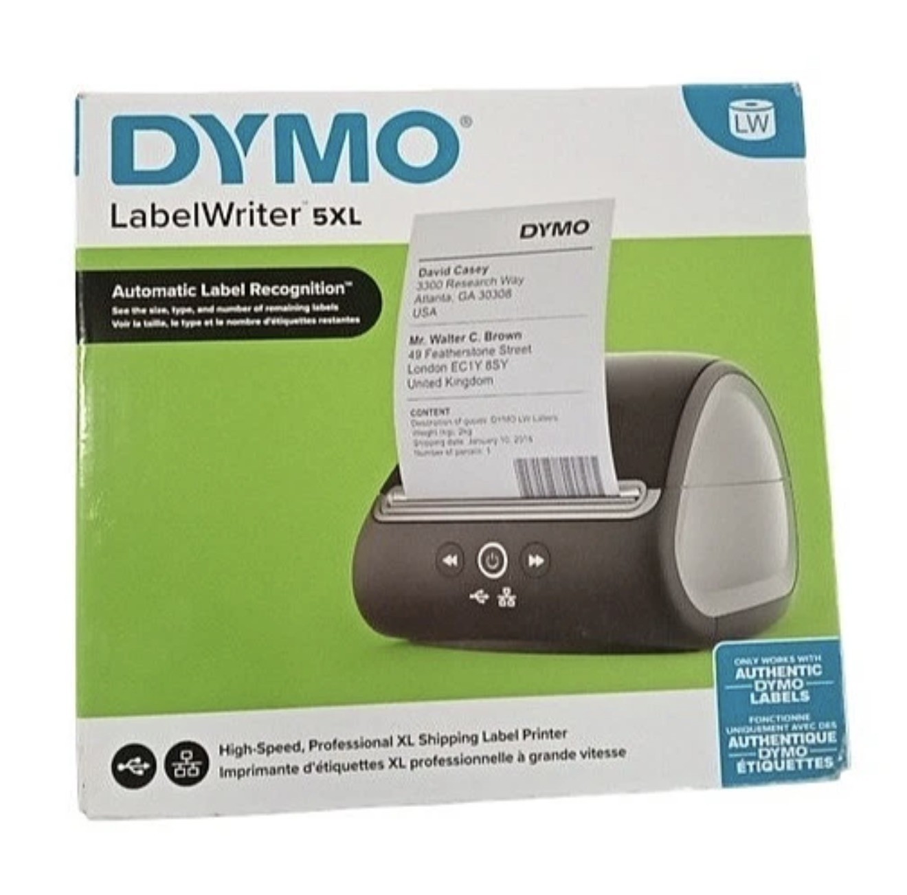 NEW IN BOX SEALED DYMO LabelWriter 5XL Thermal Label portable Printer 4x6 NEW IN BOX SEALED DYMO LabelWriter 5XL Thermal Label portable Printer 4x6