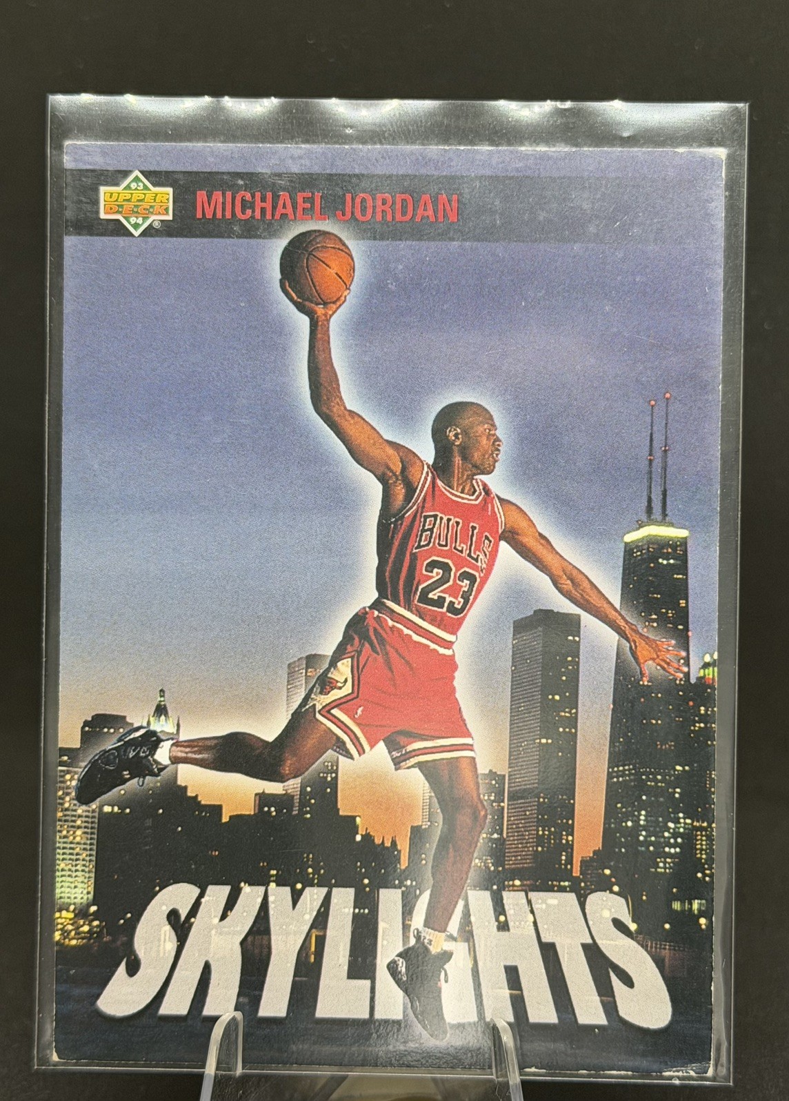 1993-94 Upper Deck NBA Basketball Skylights 466 Michael Jordan Chicago Bulls 1993-94 Upper Deck NBA Basketball Skylights 466 Michael Jordan Chicago Bulls
