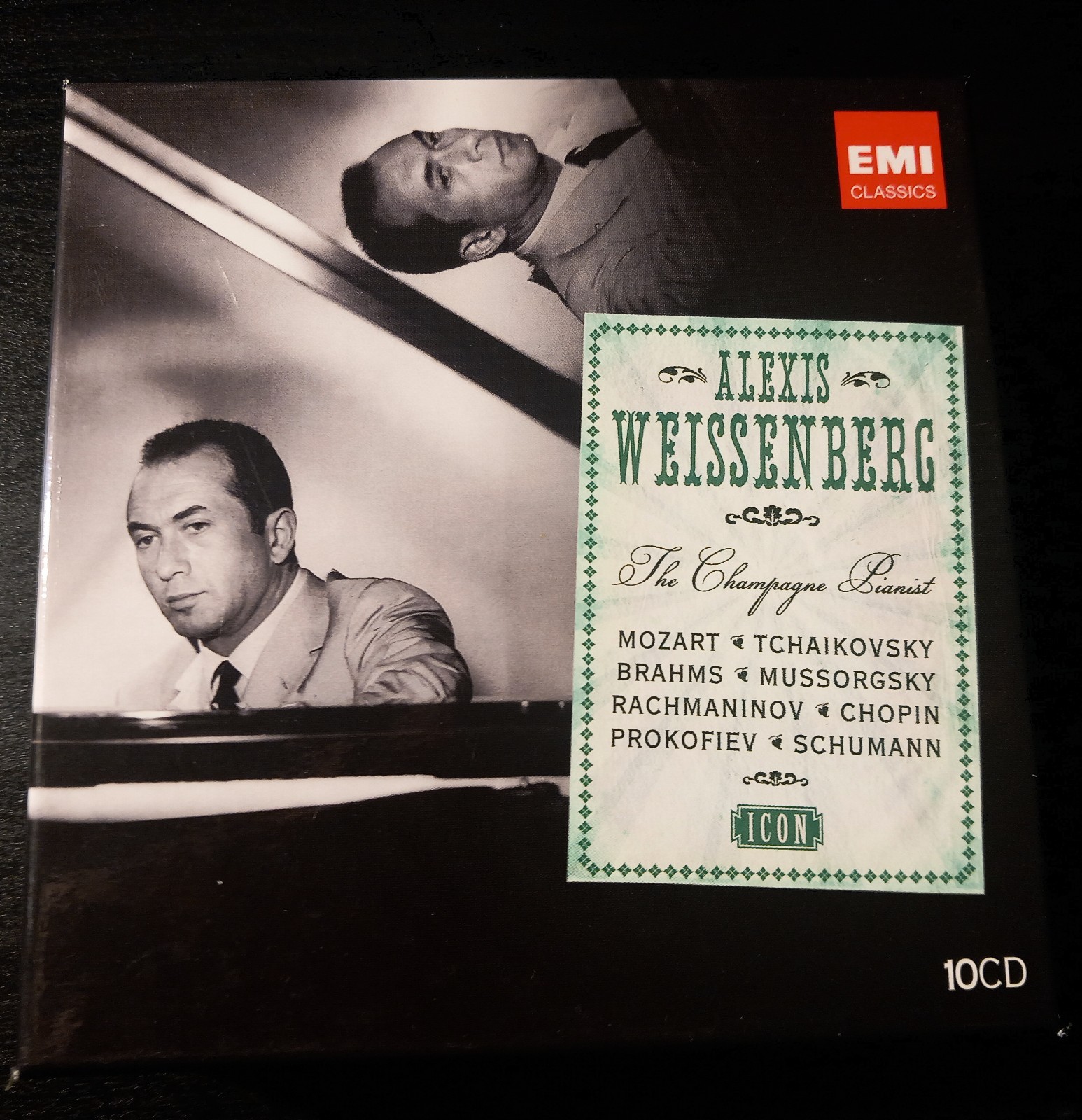 Alexis WEISSENBERG The Champagne Pianist BOX 10 CD EMI ICON Alexis WEISSENBERG The Champagne Pianist BOX 10 CD EMI ICON