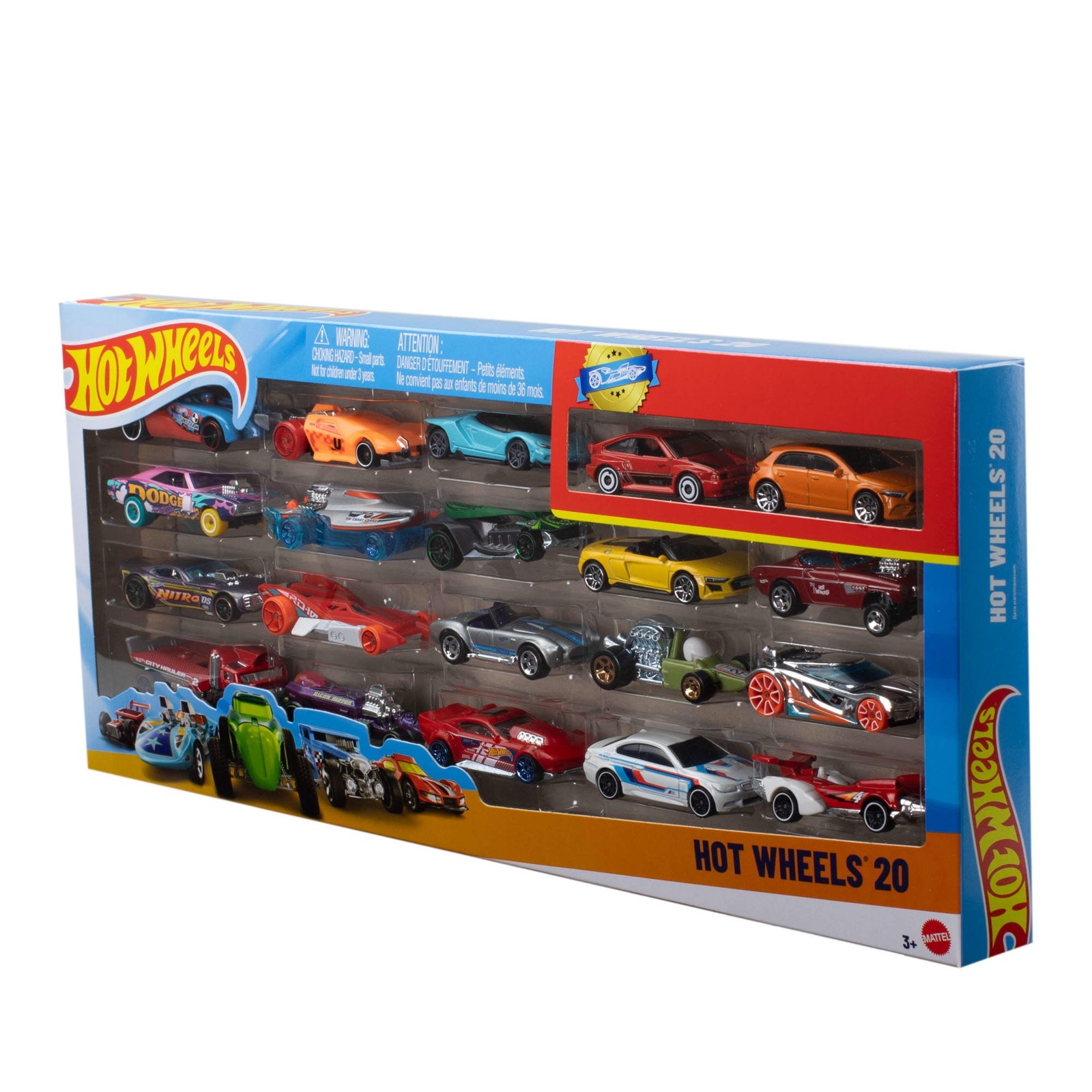 Hot Wheels Set of 20 Toy Sports & Race Cars in 1:64 Scale, Collectible Vehicles Hot Wheels Set of 20 Toy Sports & Race Cars in 1:64 Scale, Collectible Vehicles