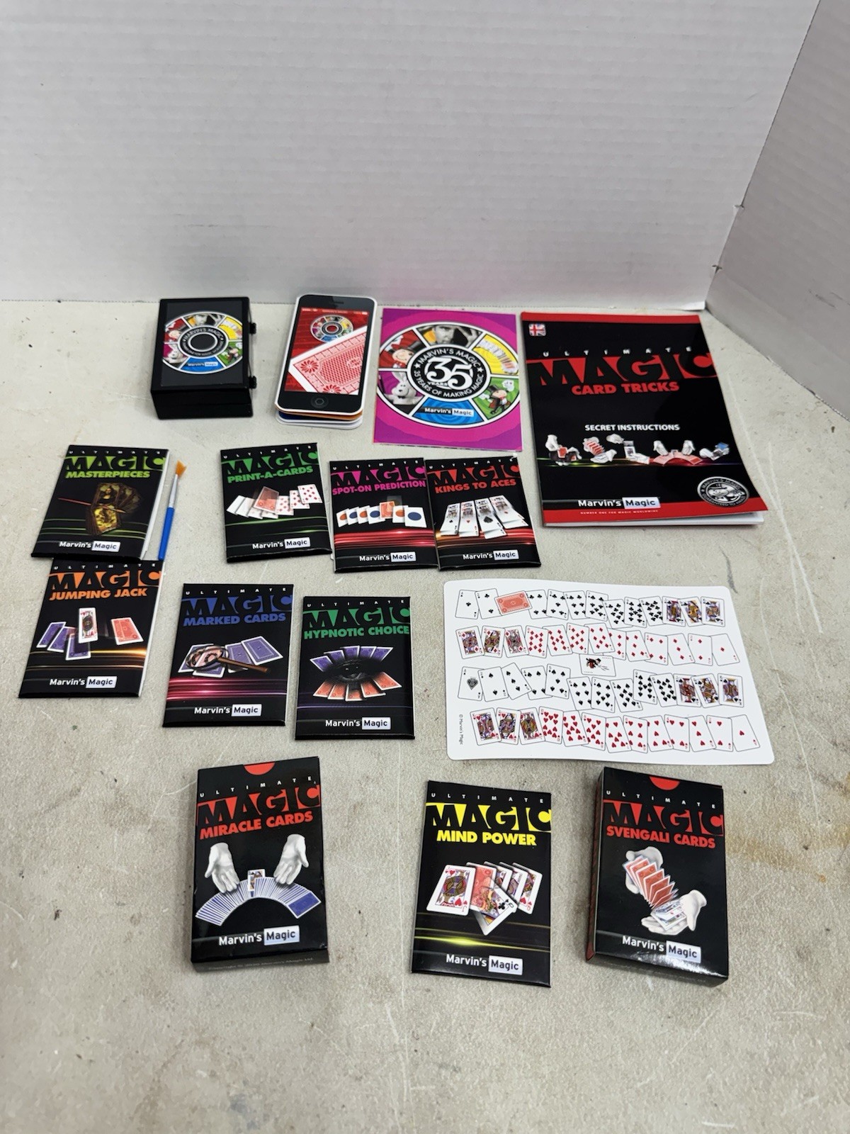 marvin\'s magic ultimate card tricks card lot