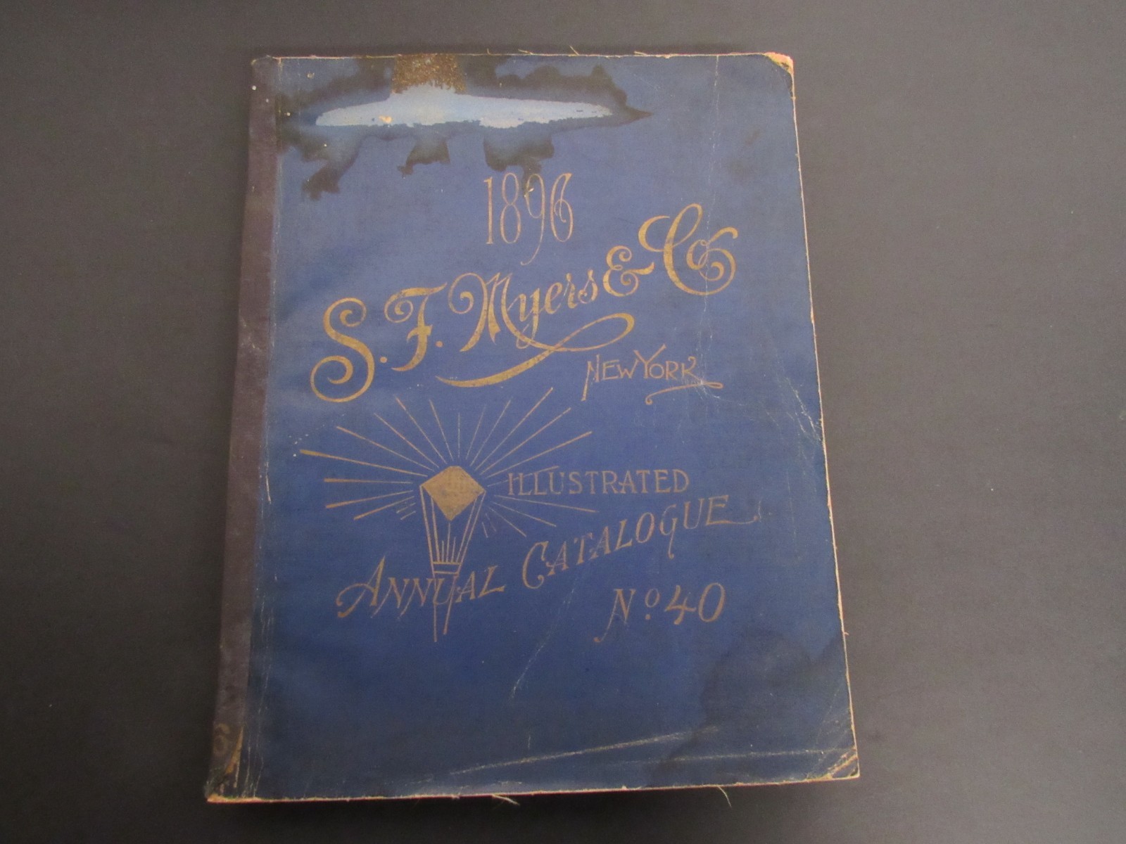 1896 S.F. Myers & Co Illustrated Jewelry Catalog No 40 816pp Antique 2nd Ed