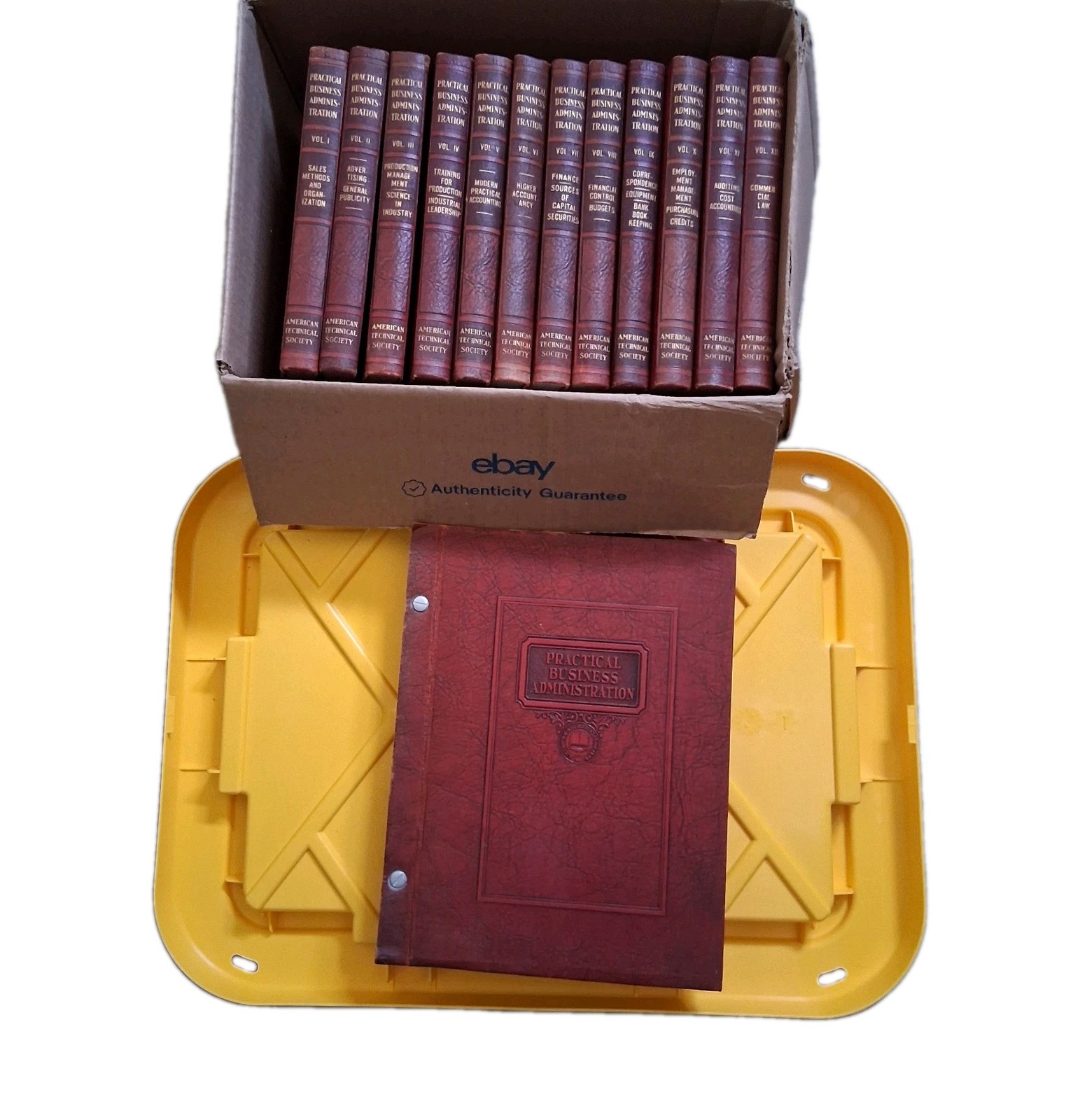 Vtg 1933 Practical Business Complete Administration 12 Vol Set Inc Master Volume Vtg 1933 Practical Business Complete Administration 12 Vol Set Inc Master Volume