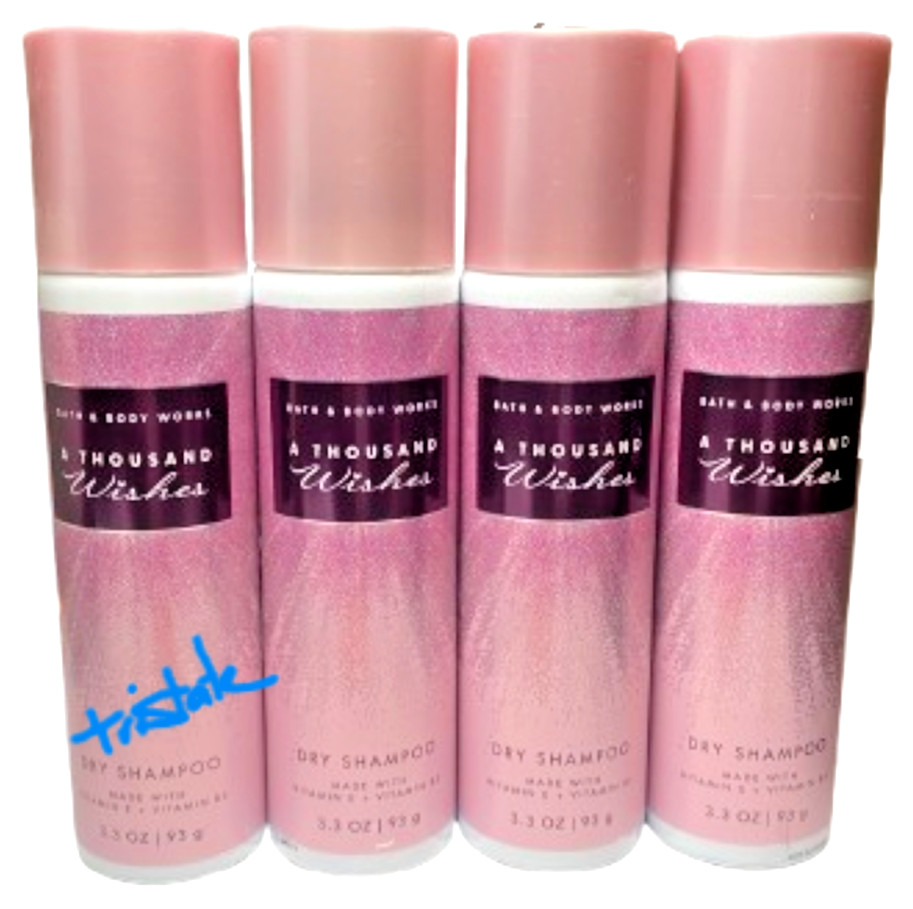 Bath and Body Works 4x A Thousand 1000 Wishes Dry Shampoo  ~ ~  