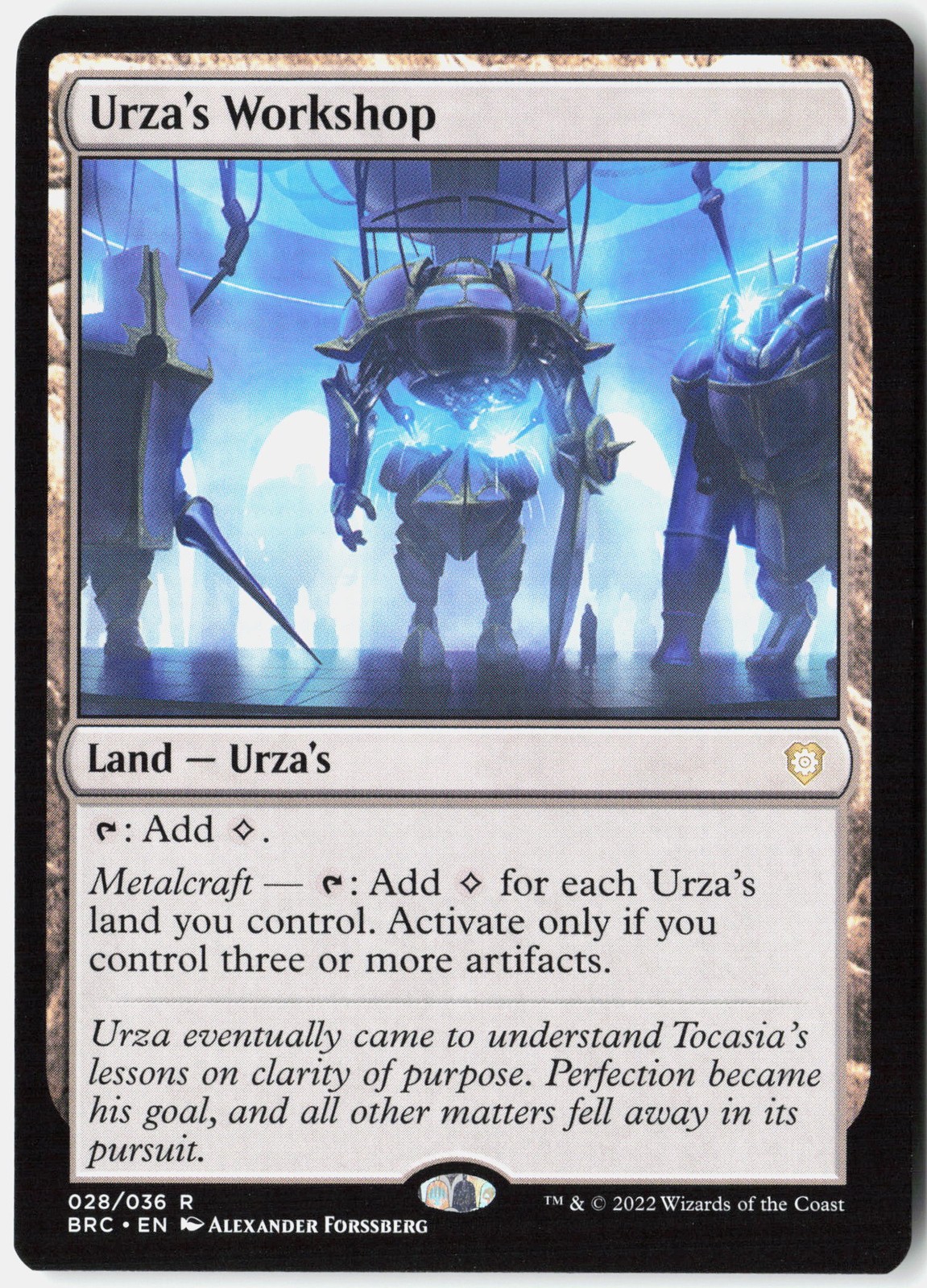 Magic: The Gathering Commander: The Brothers\' War Urza\'s Workshop 028/036