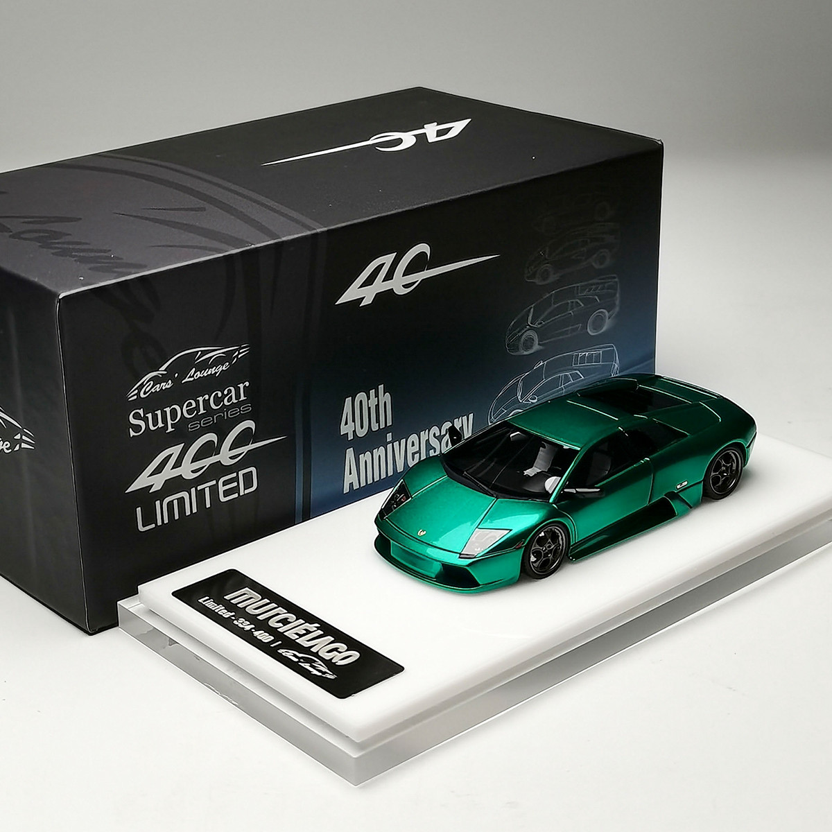 1/64 Murcielago First Generation Diecast Model Green Resin Car Collectible
