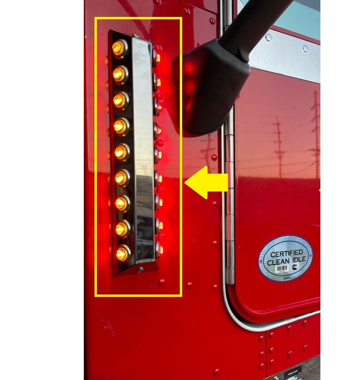 Universal UnderMirror Light Bars 18 Light Holes 3/4 inch per side BARS ONLY Pair