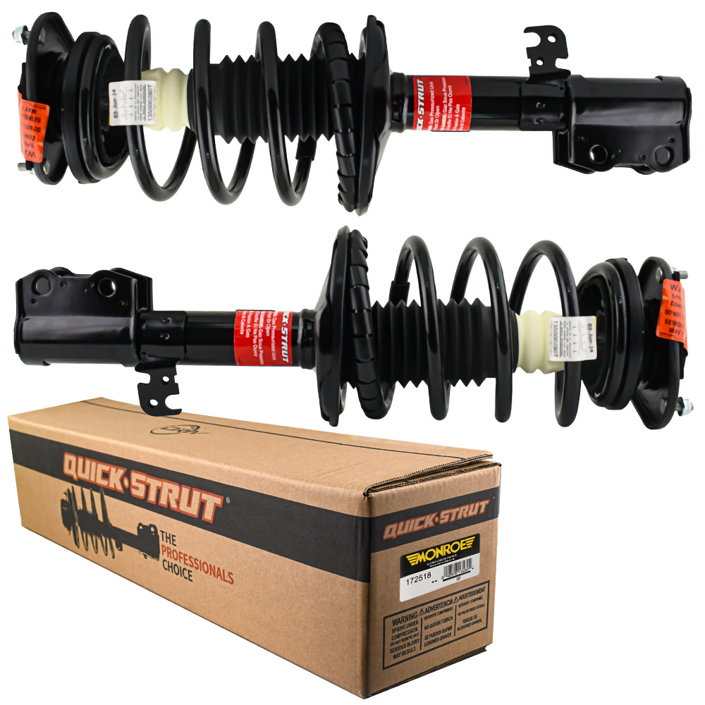 Pair Monroe Front Strut w/Coil Spring for 09-12 Traverse Enclave Acadia Outlook