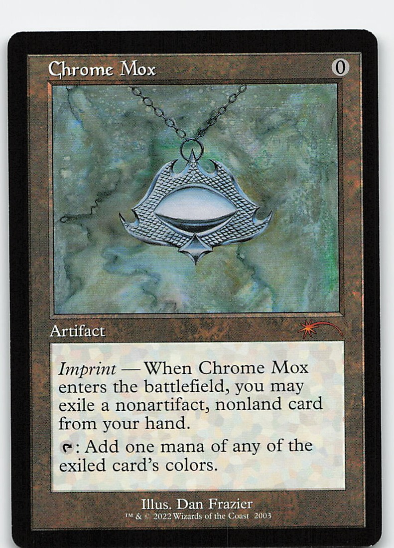 Magic: The Gathering Chrome Mox Secret Lair Countdown Kit 2003 NM Magic: The Gathering Chrome Mox Secret Lair Countdown Kit 2003 NM