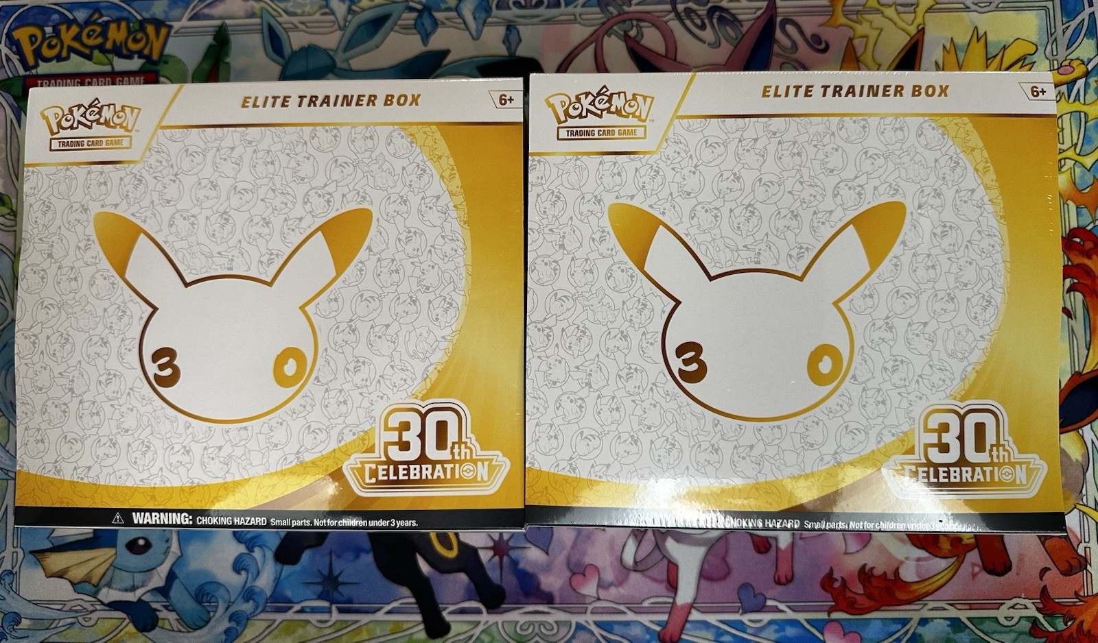 2x Pokemon 30th Anniversary Celebration Elite Trainer Box ETB In Hand Sealed 2x Pokemon 30th Anniversary Celebration Elite Trainer Box ETB In Hand Sealed